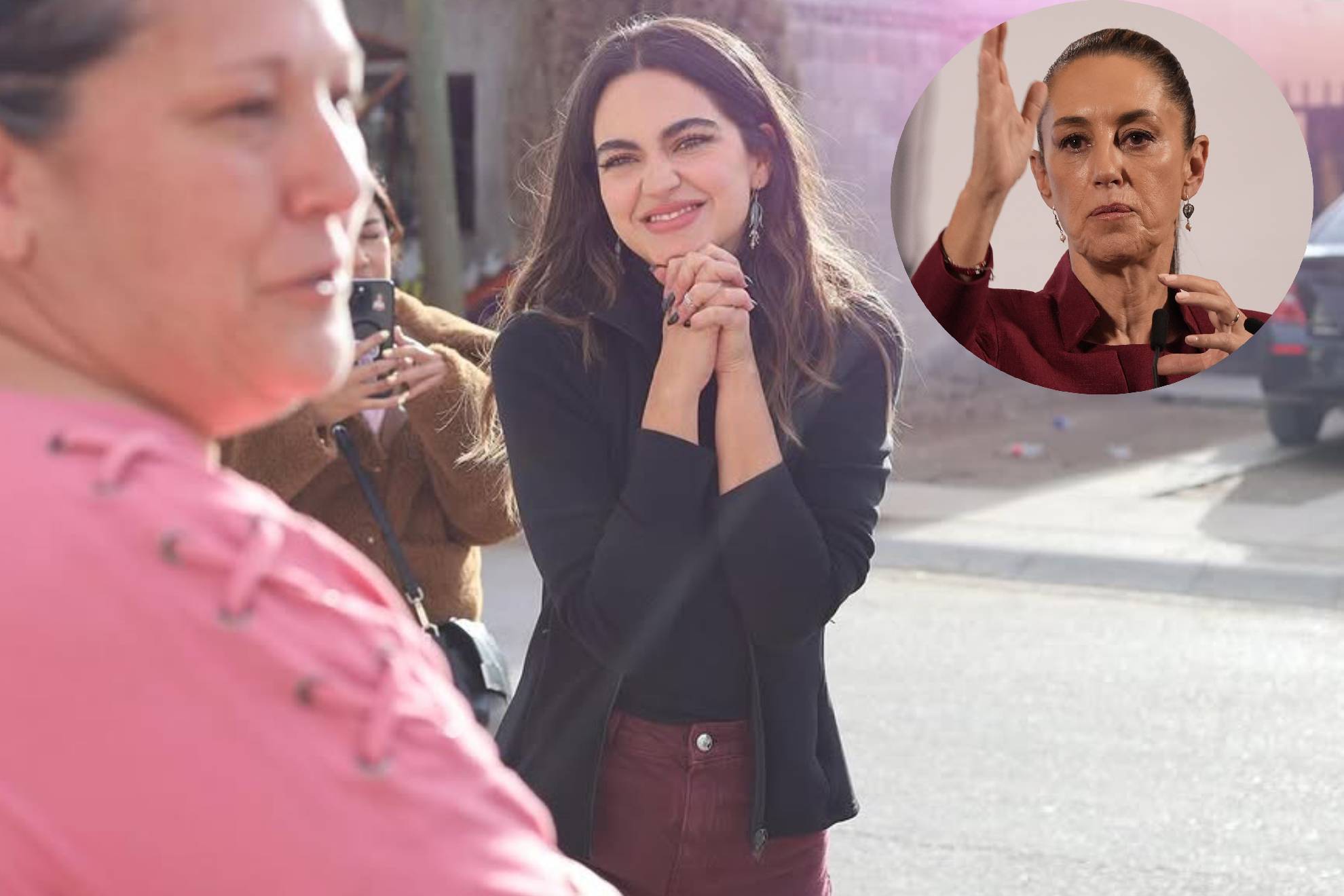 Andrea Ch�vez y Claudia Sheinbaum.