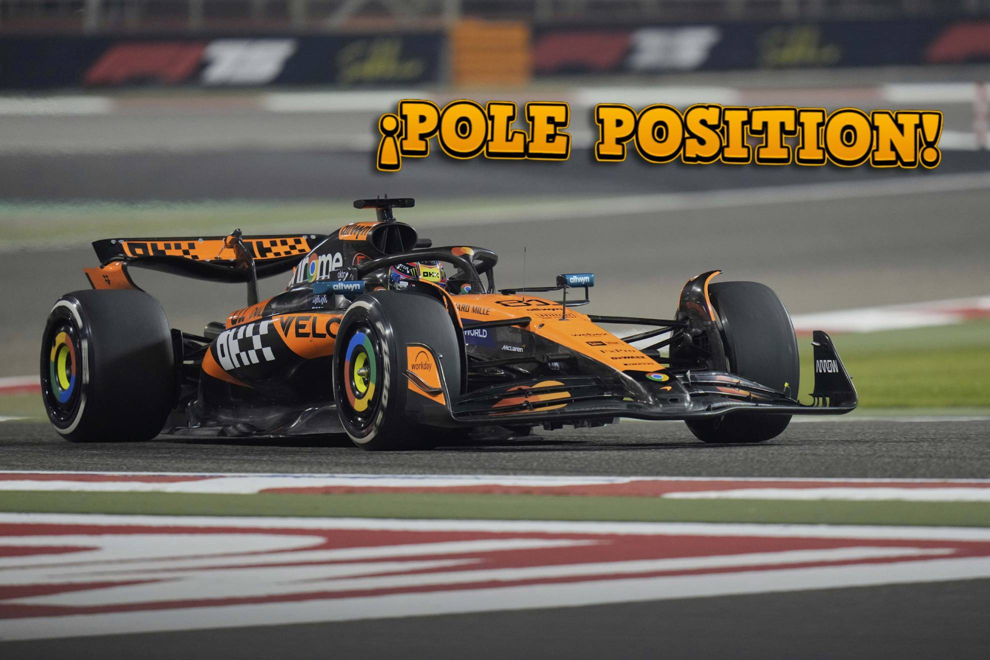 Oscar Piastri durante la Clasificaci�n del GP Bahr�in