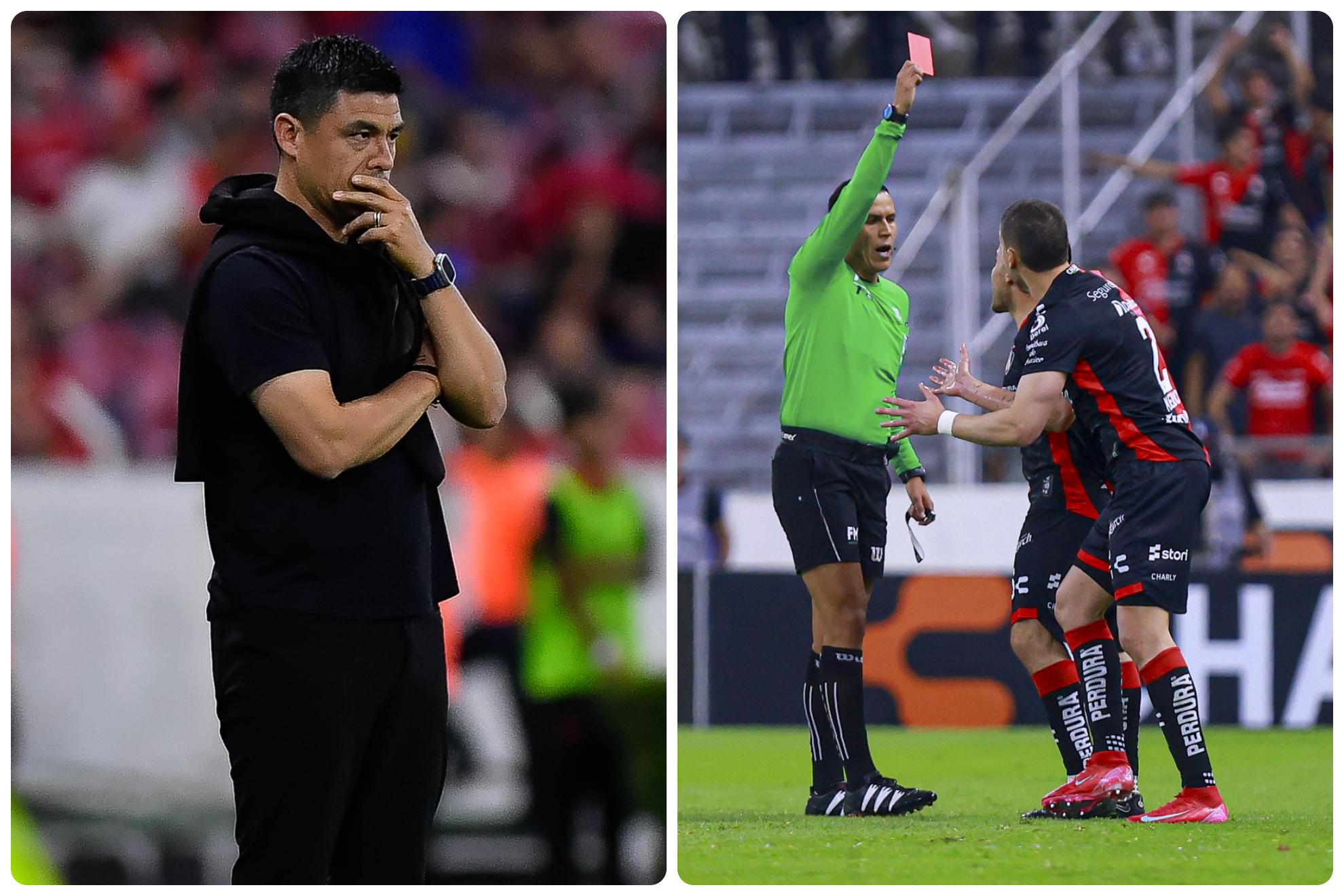 Gonzalo Pineda se siente perjudicado por el arbitraje.