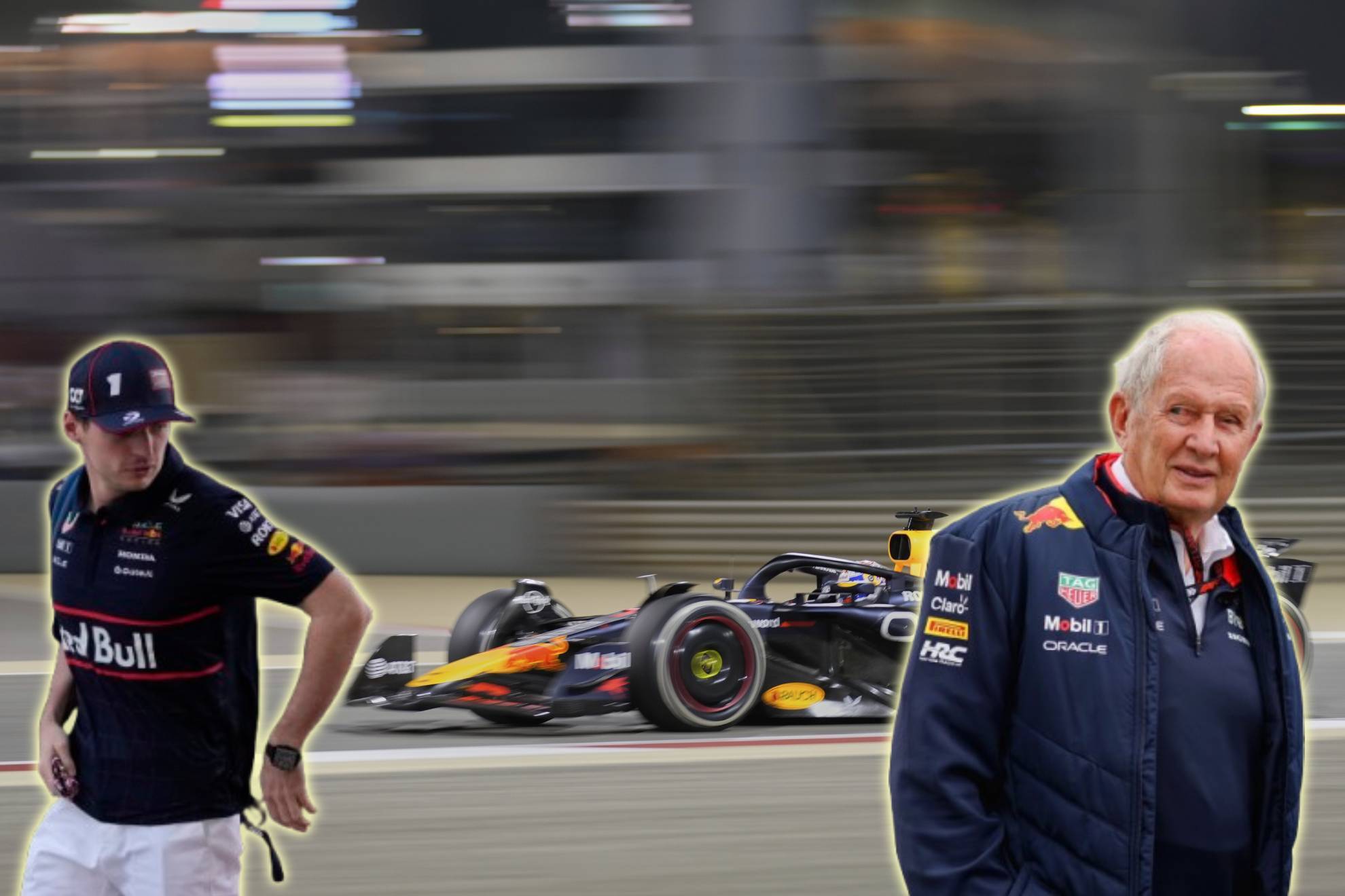 Red Bull Racing Max Verstappen Helmut Marko F1