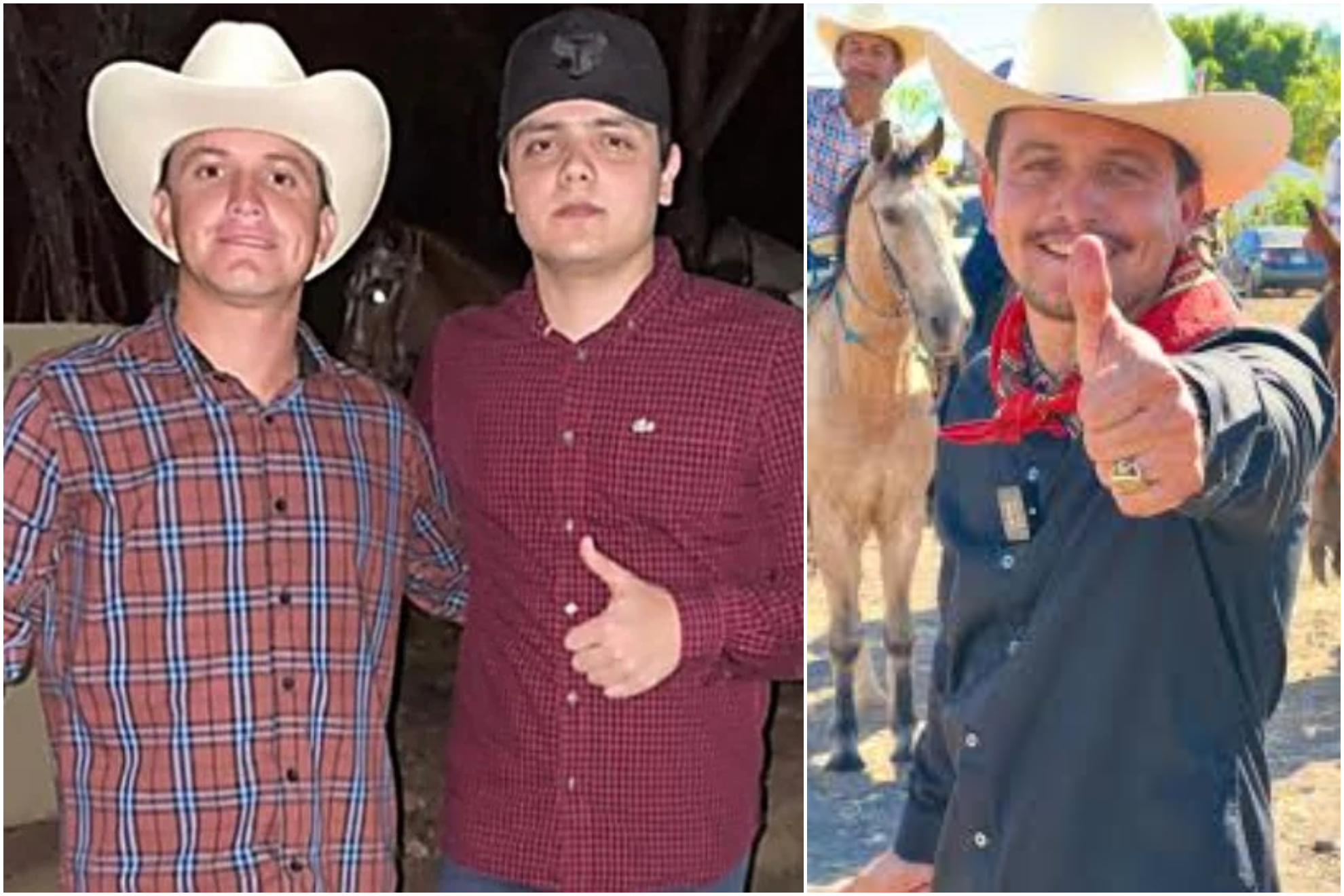 Ranchero 95 y Kevin Castro (izquierda).