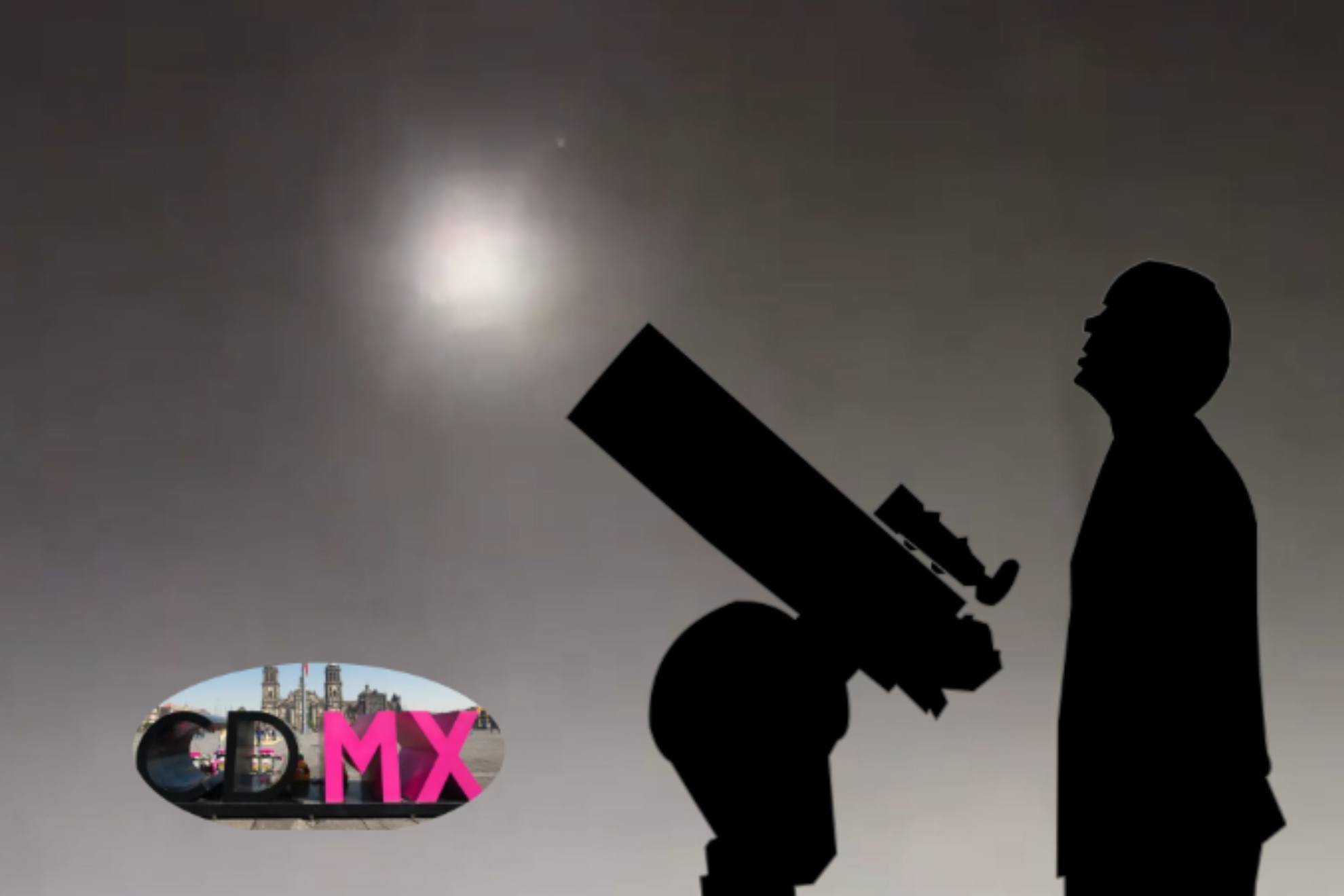 As� fue el resplandor que se observ� en CDMX hoy