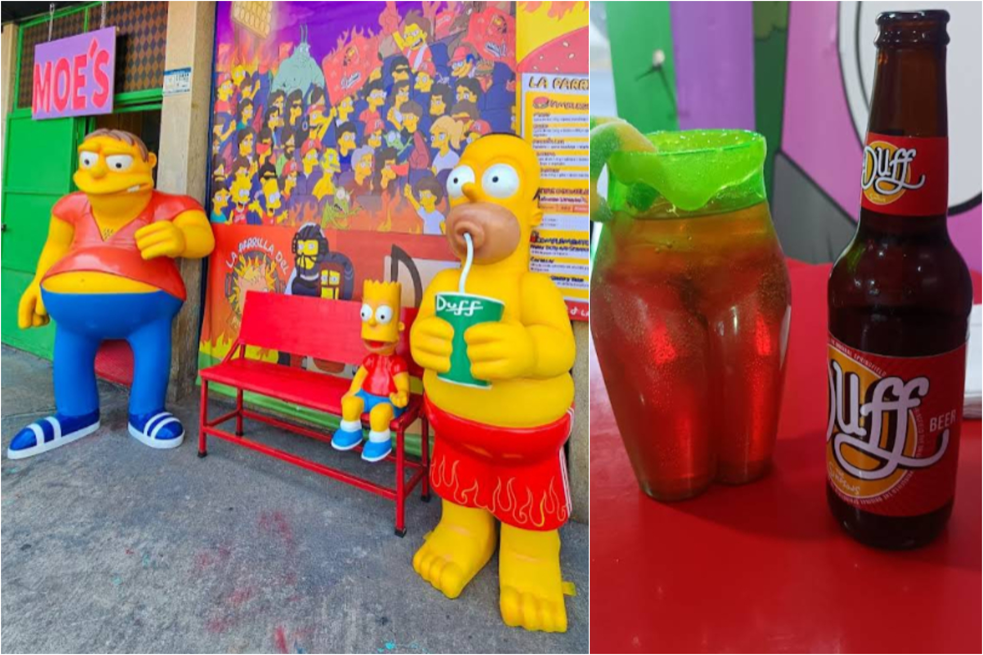 Restaurante de Los SIMPSON en CDMX.