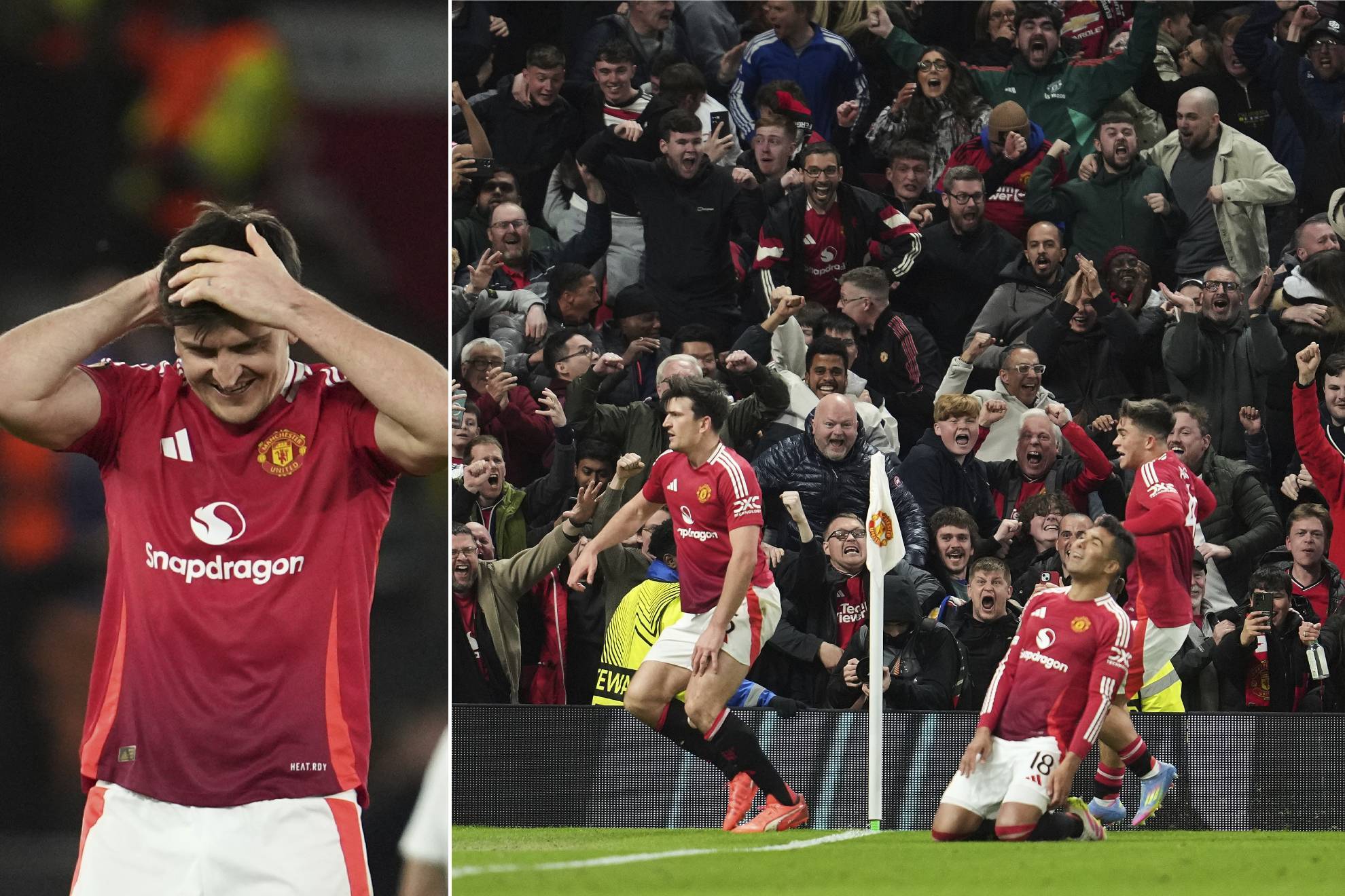 Harry Maguire Europa League Manchester United