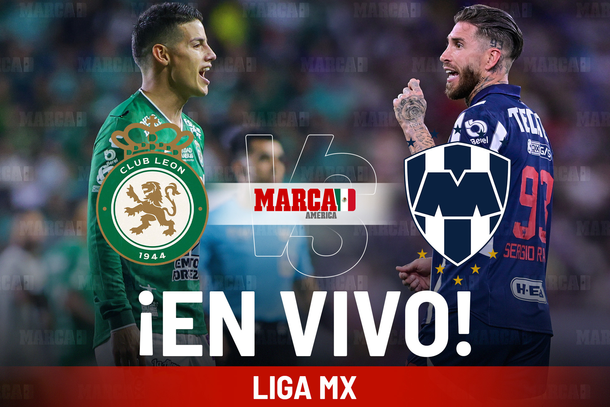 �C�mo qued� Le�n vs Monterrey? Resultado y expulsi�n de James Rodr�guez y lesi�n de Sergio Ramos partido Liga MX 2025