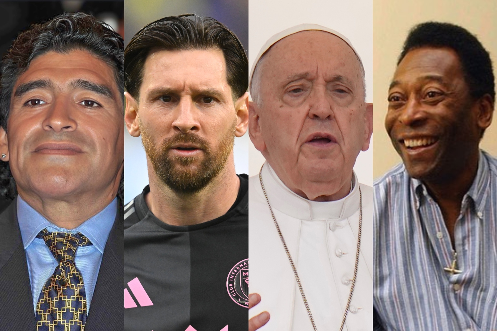 Tantos deportistas terminan tan mal El d�a que el Papa Francisco habl� de Pel�, Maradona y Messi