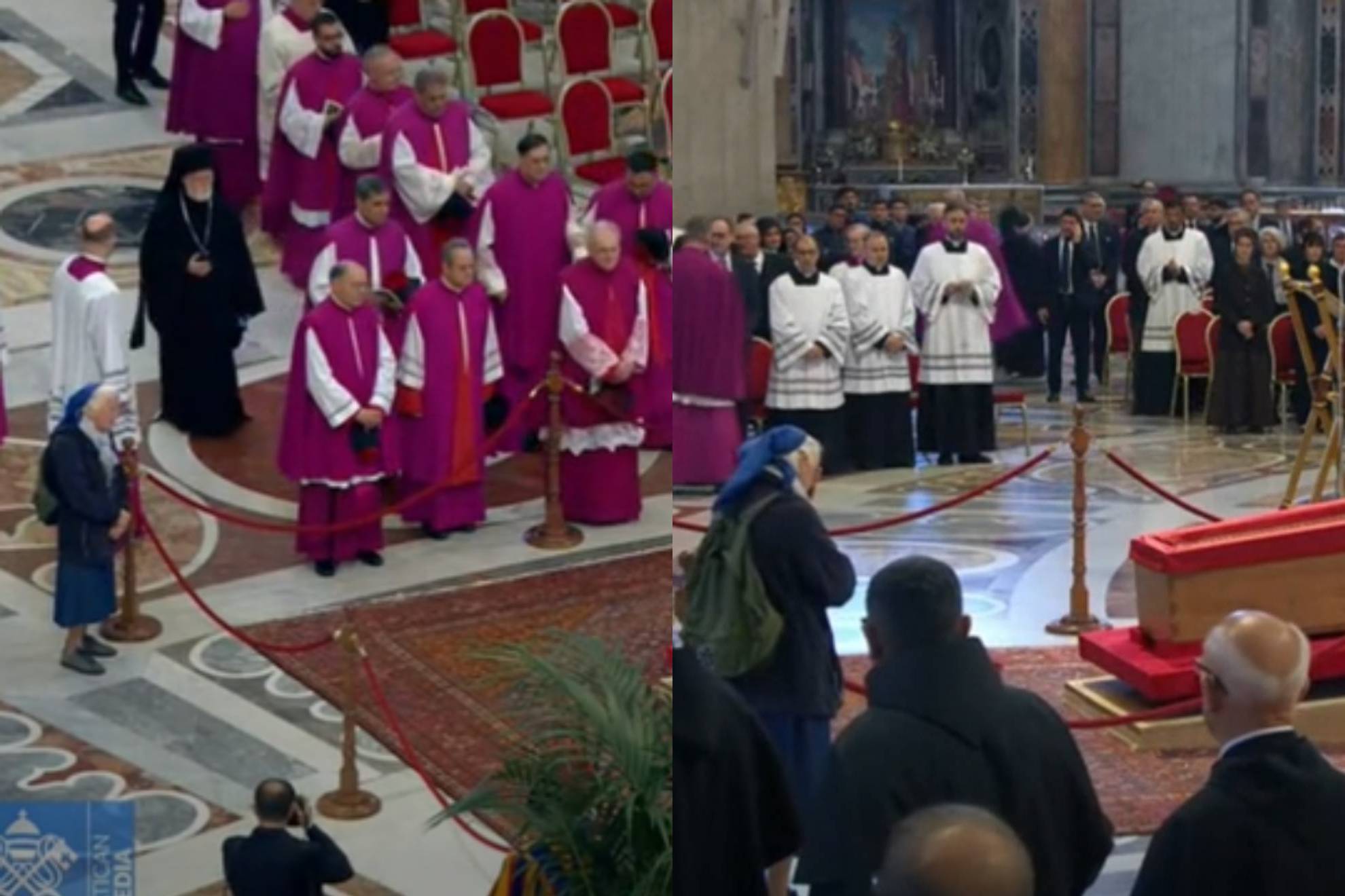 Monja rompe protocolo del Vaticano.