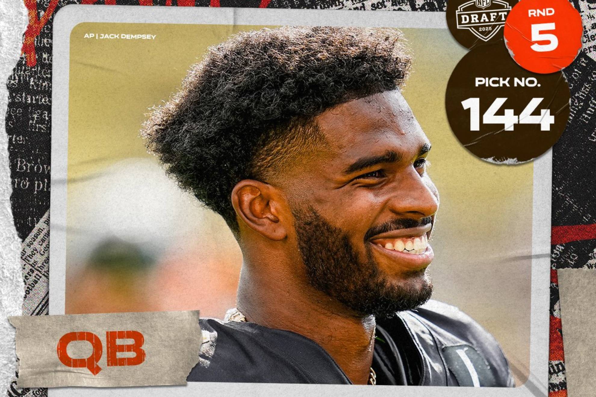 El egresado de Colorado fue seleccionado por los Cleveland Browns