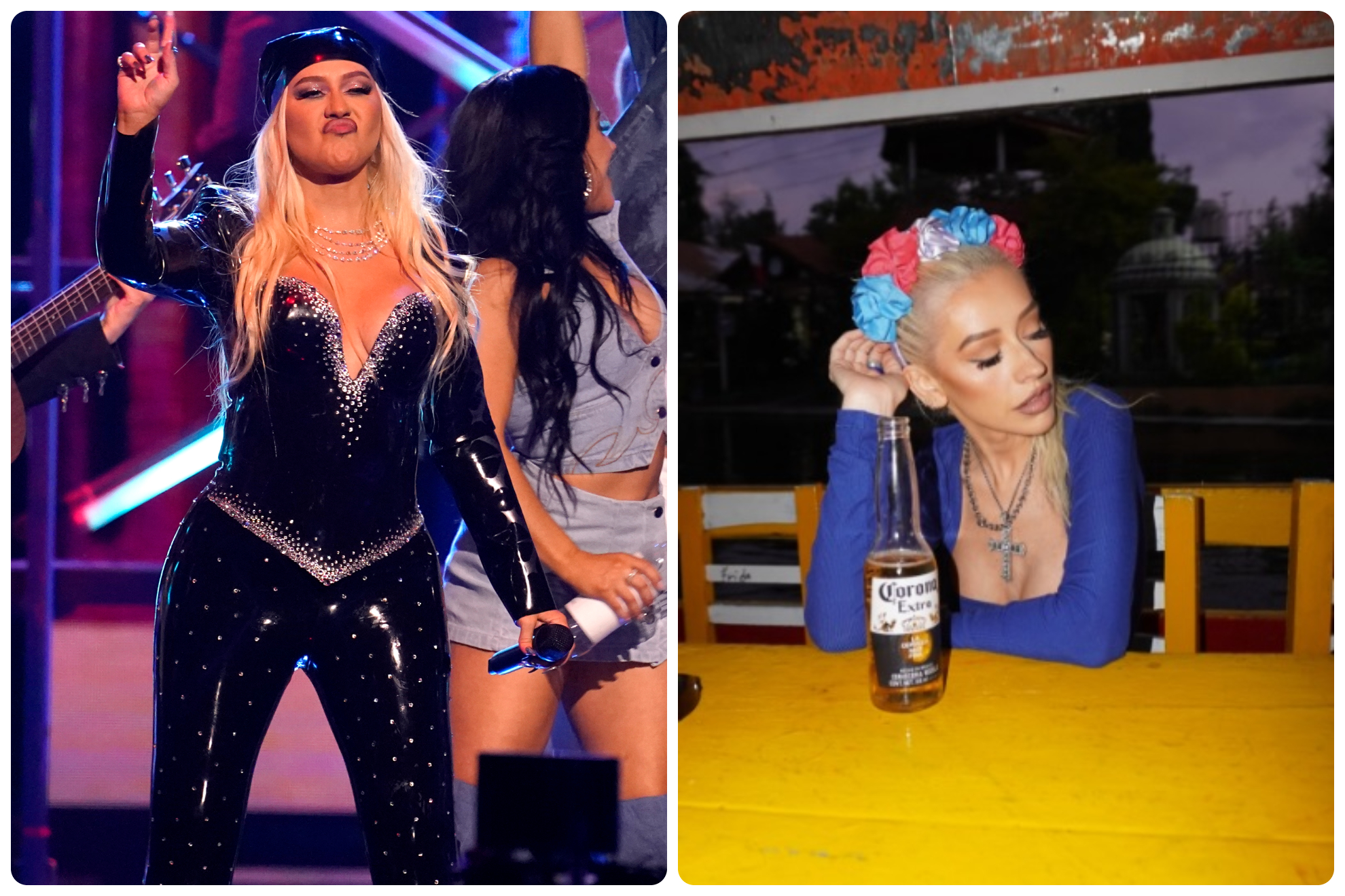 Christina Aguilera sorprendi� con su visita a la CDMX.