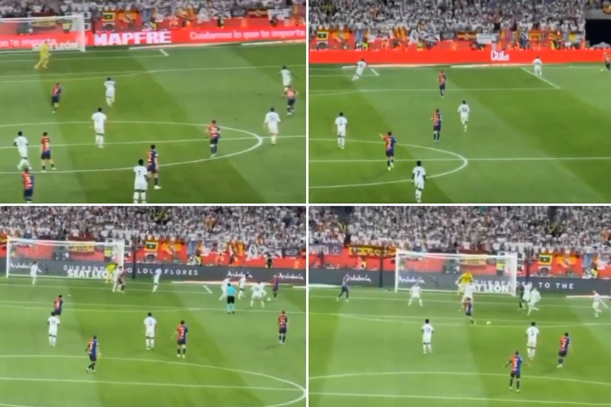 El madridismo, indignado con este video: Bellingham y Rodrygo no corren y Pedri marca el primer gol del Bar�a