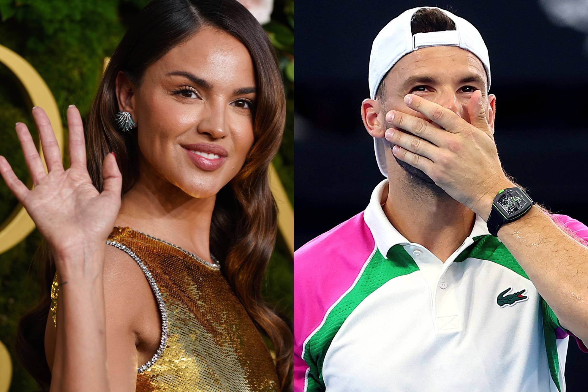 Eiza Gonz�lez y Grigor Dimitrov.