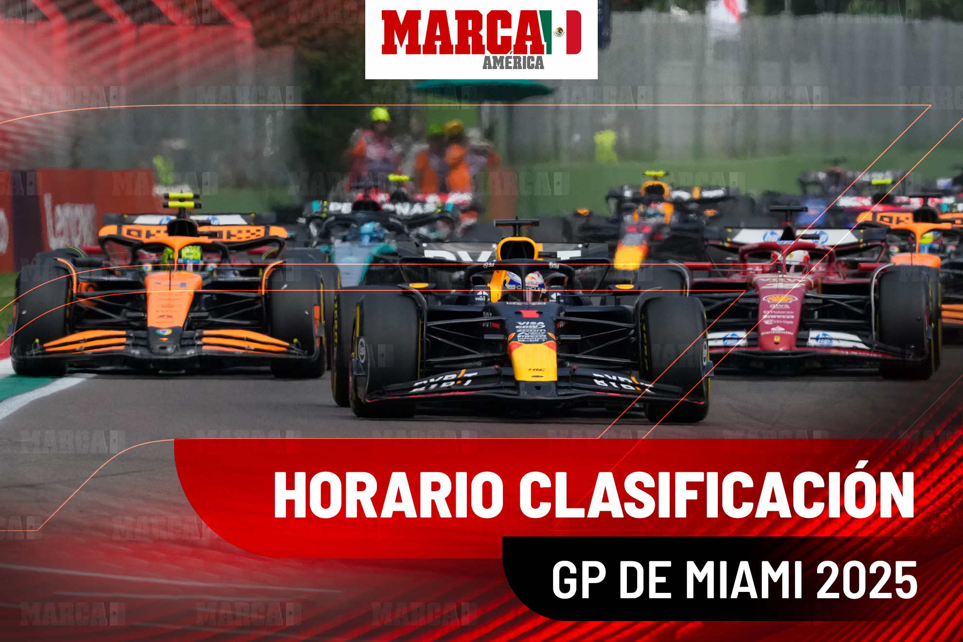 Clasificaci�n F1 hoy horario en M�xico: d�nde ver la qualy del GP Miami 2025