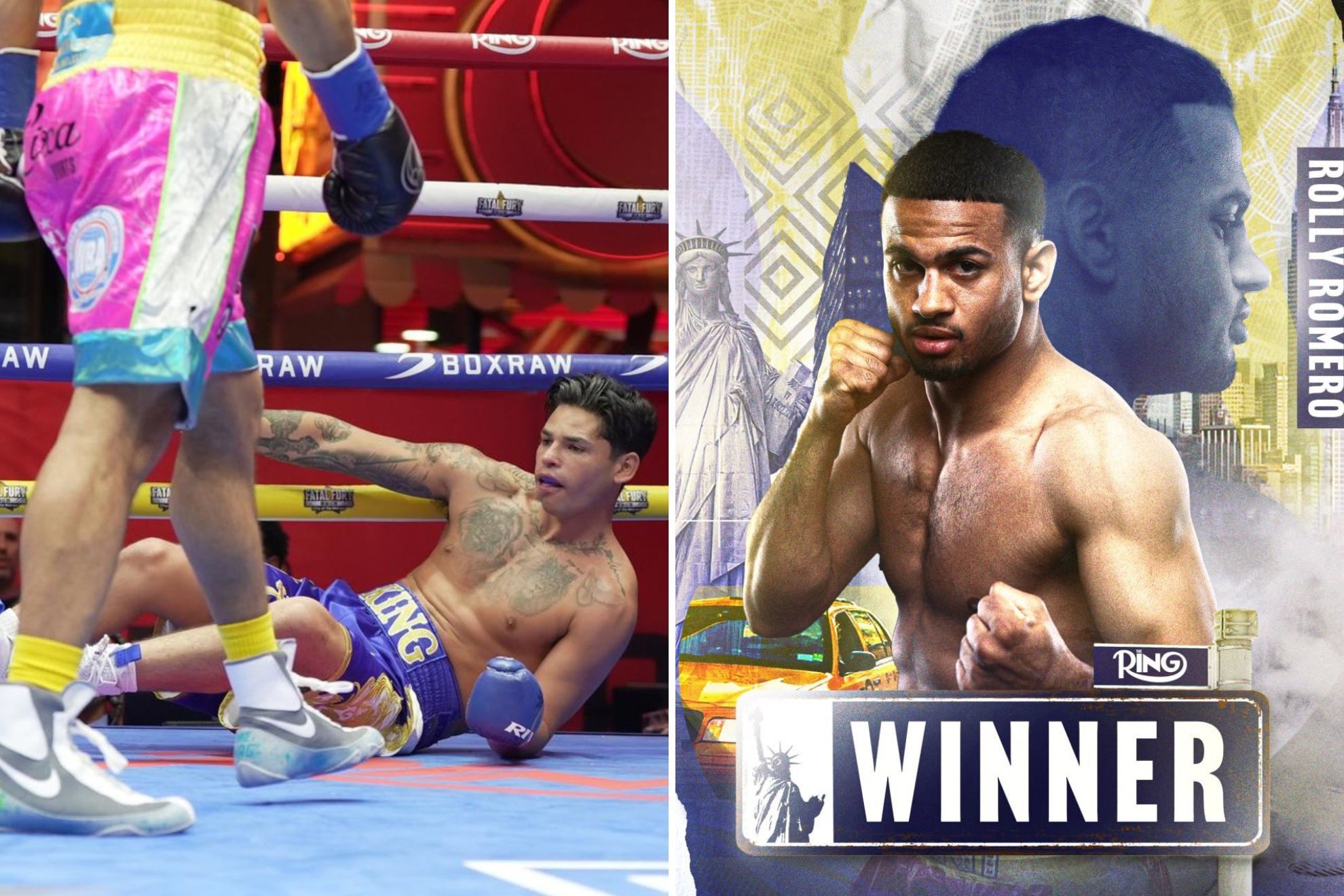 Rolly Romero vence a Ryan Garc�a por decisi�n un�nime y es campe�n del peso welter del AMB