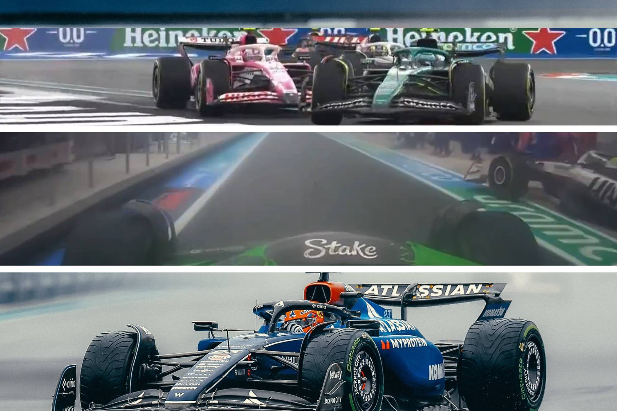 Se mueven los resultados de la mini carrera en Miami