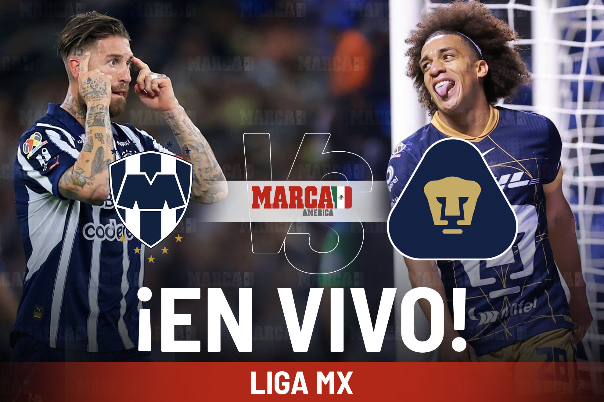 �C�mo qued� Monterrey vs Pumas? Resultado y goles de la eliminaci�n de Efra�n Ju�rez sin Sergio Ramos en cancha