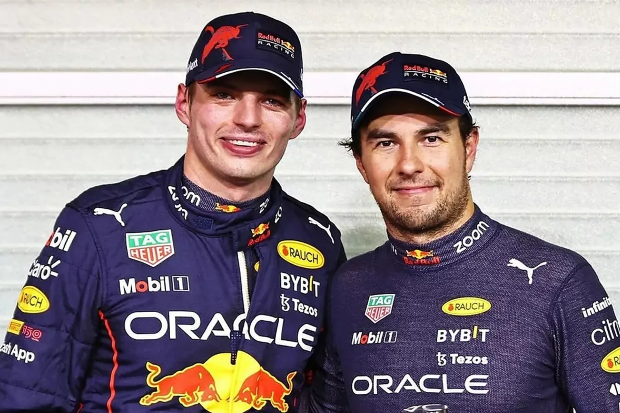 Max Verstappen y Checo, en su etapa en Red Bull