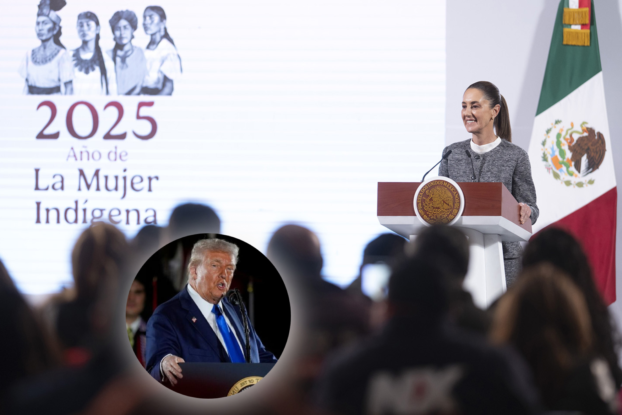 SHEINBAUM enfatiza que hay buena relaci�n con TRUMP.