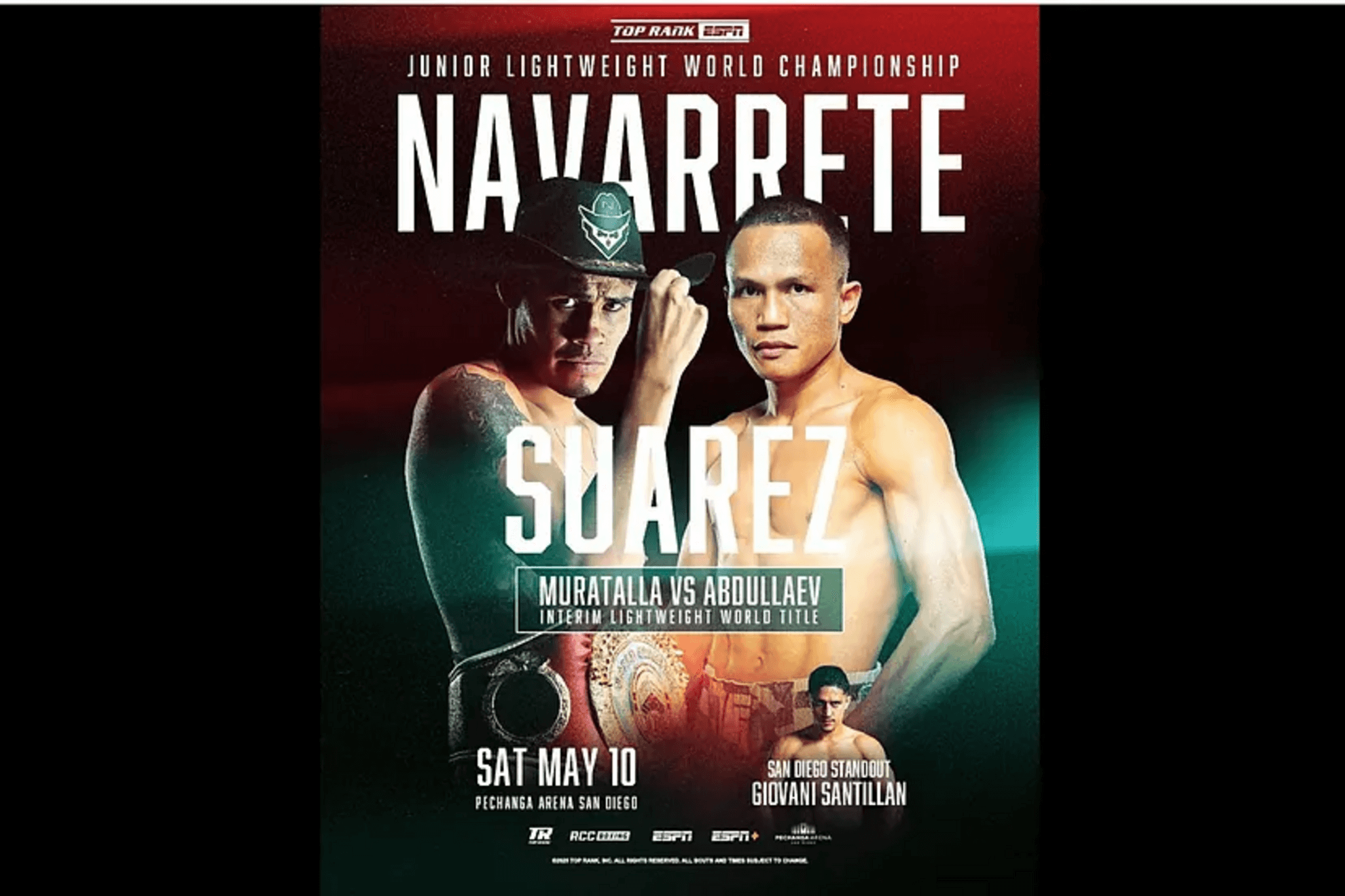 Cartelera Vaquero Navarrete vs Charly Suarez: �Qui�nes pelean este s�bado 10 de mayo en la funci�n de boxeo?