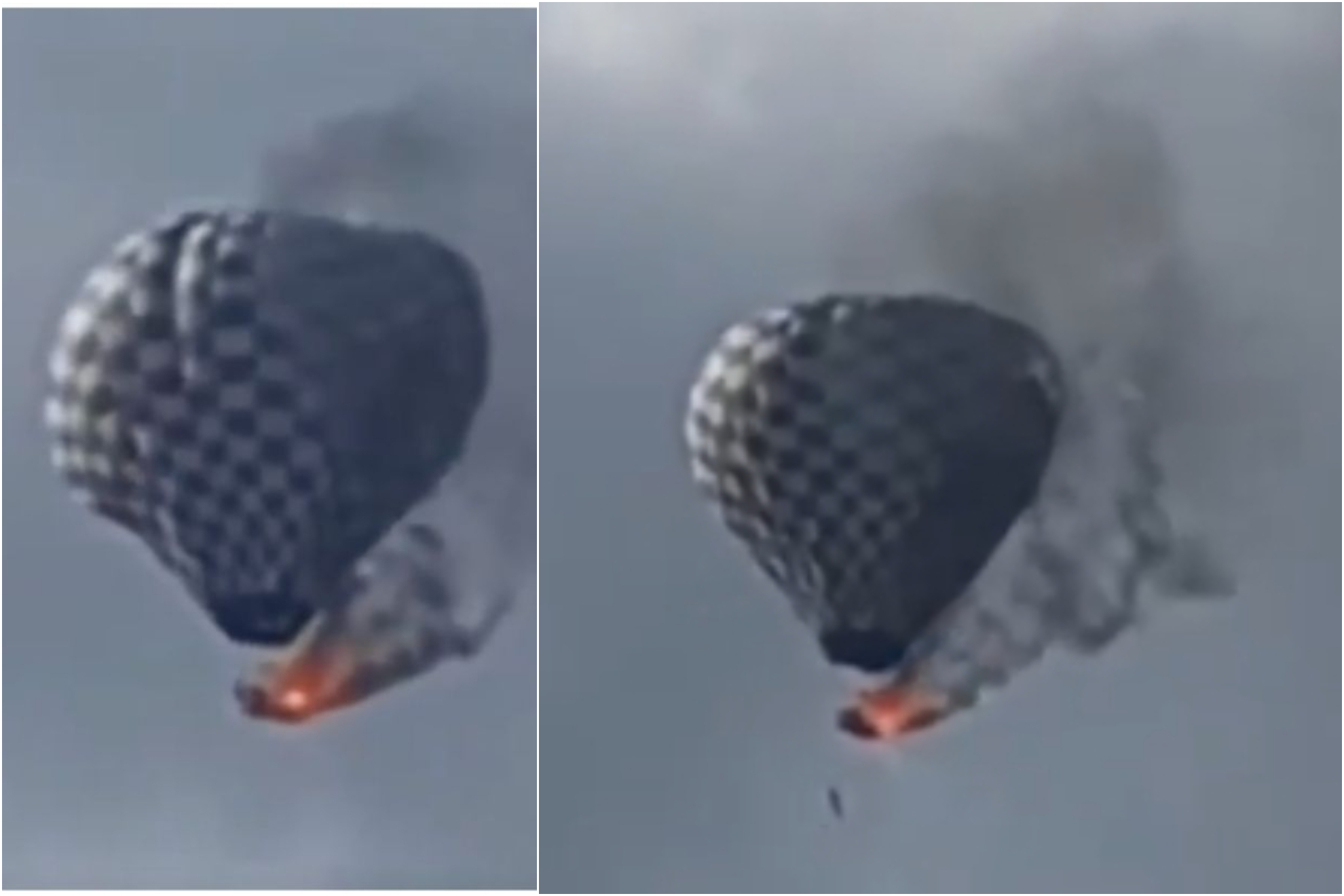 Globo Aerost�tico en Zacatecas se incendia y desploma; reportan un muerto: Lo captan en este video