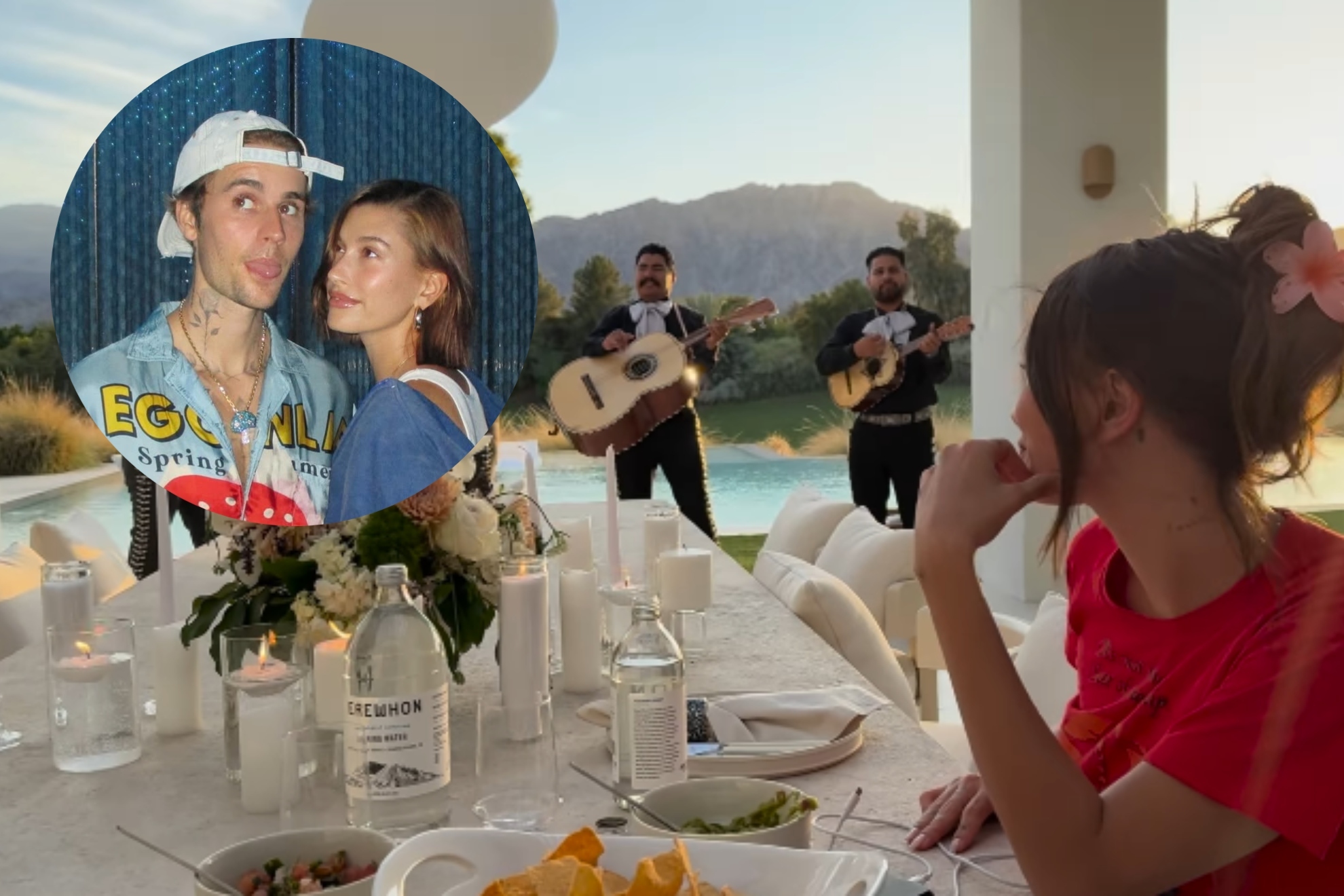 Justin Bieber a la mexicana: Celebra con mariachi el D�a de las Madres con su esposa Hailey Bieber