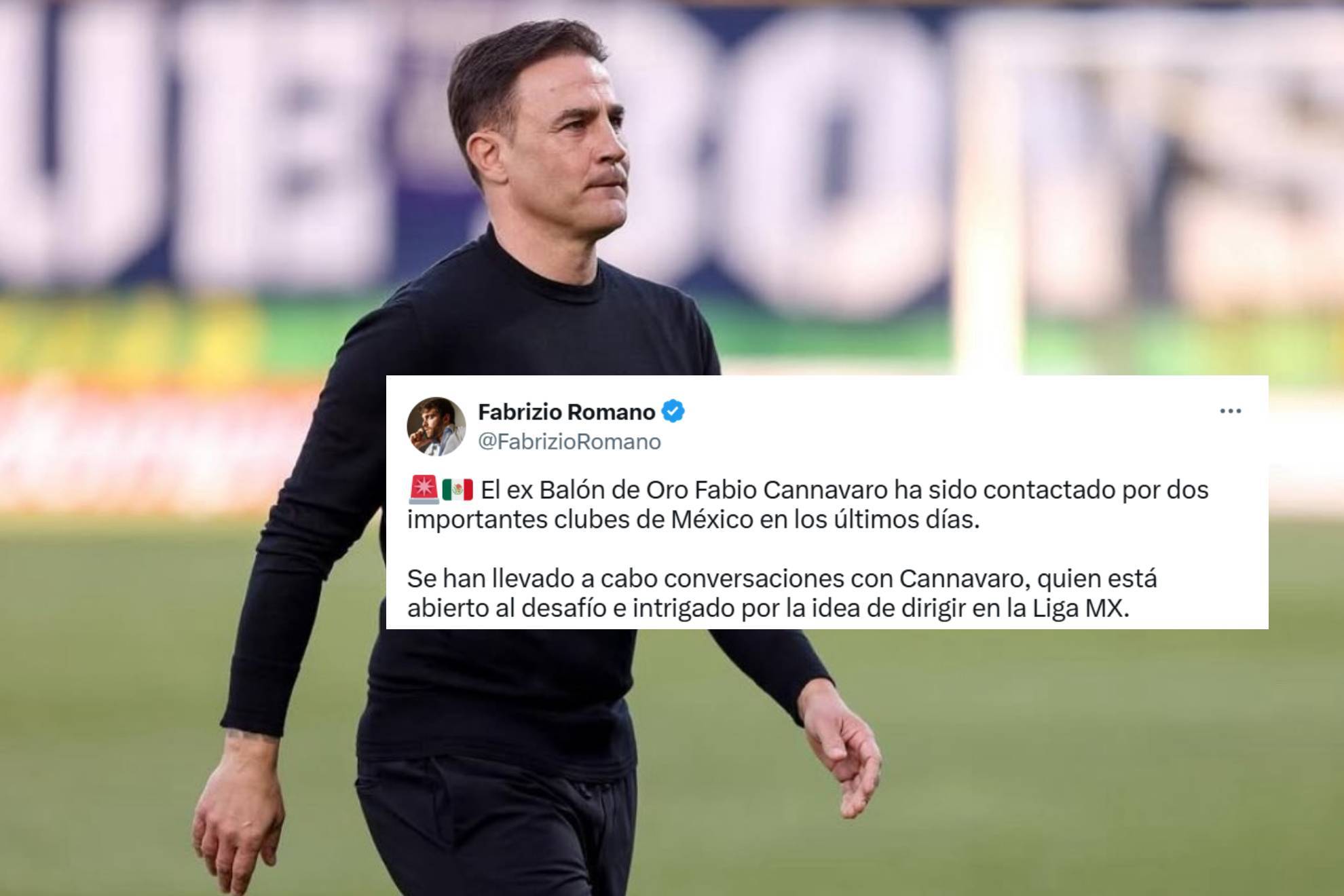 La informaci�n que dio Fabrizio Romano sobre Fabio Cannavaro