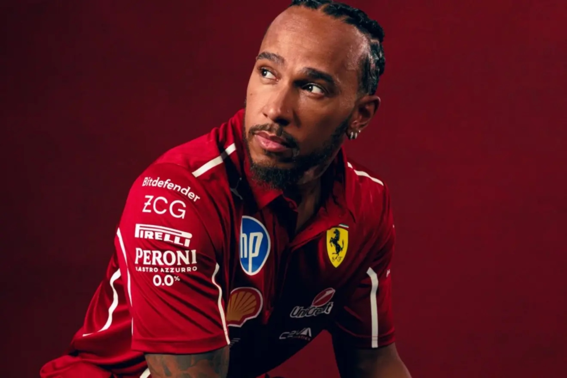 Hamilton, con Ferrari