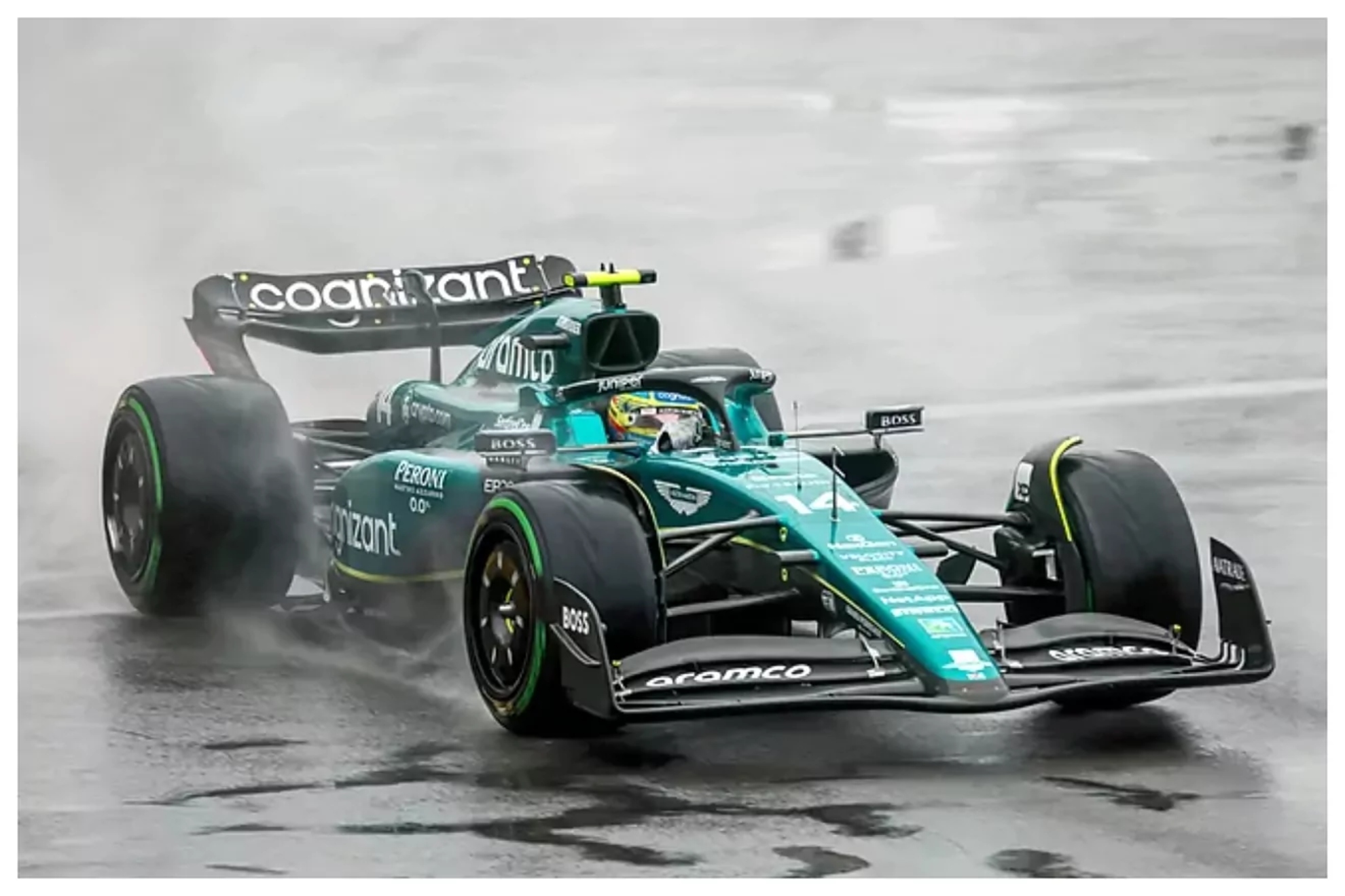 Fernando Alonso, durante un Gran Premio