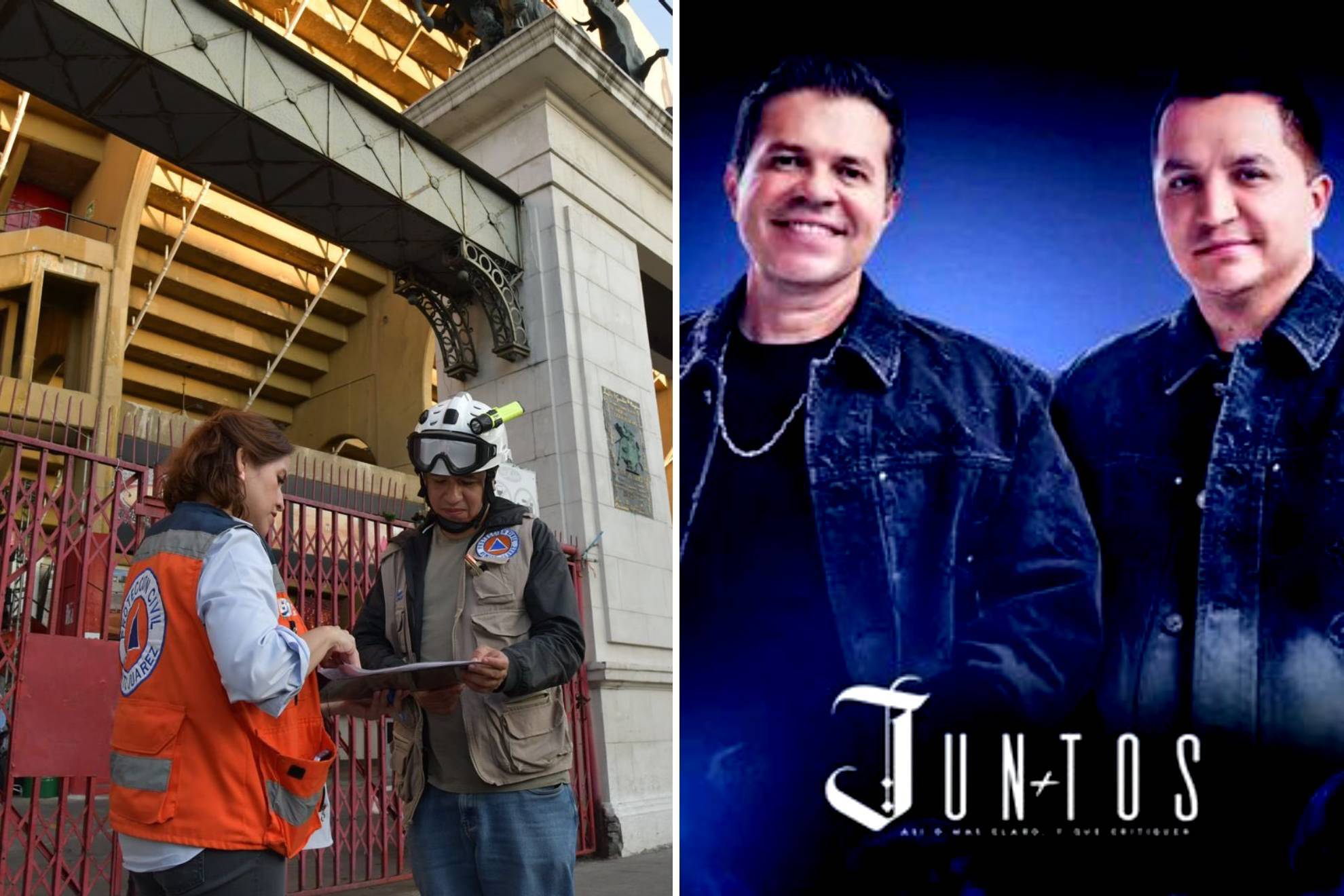 Autoridades de Protecci�n Civil en la Plaza M�xico