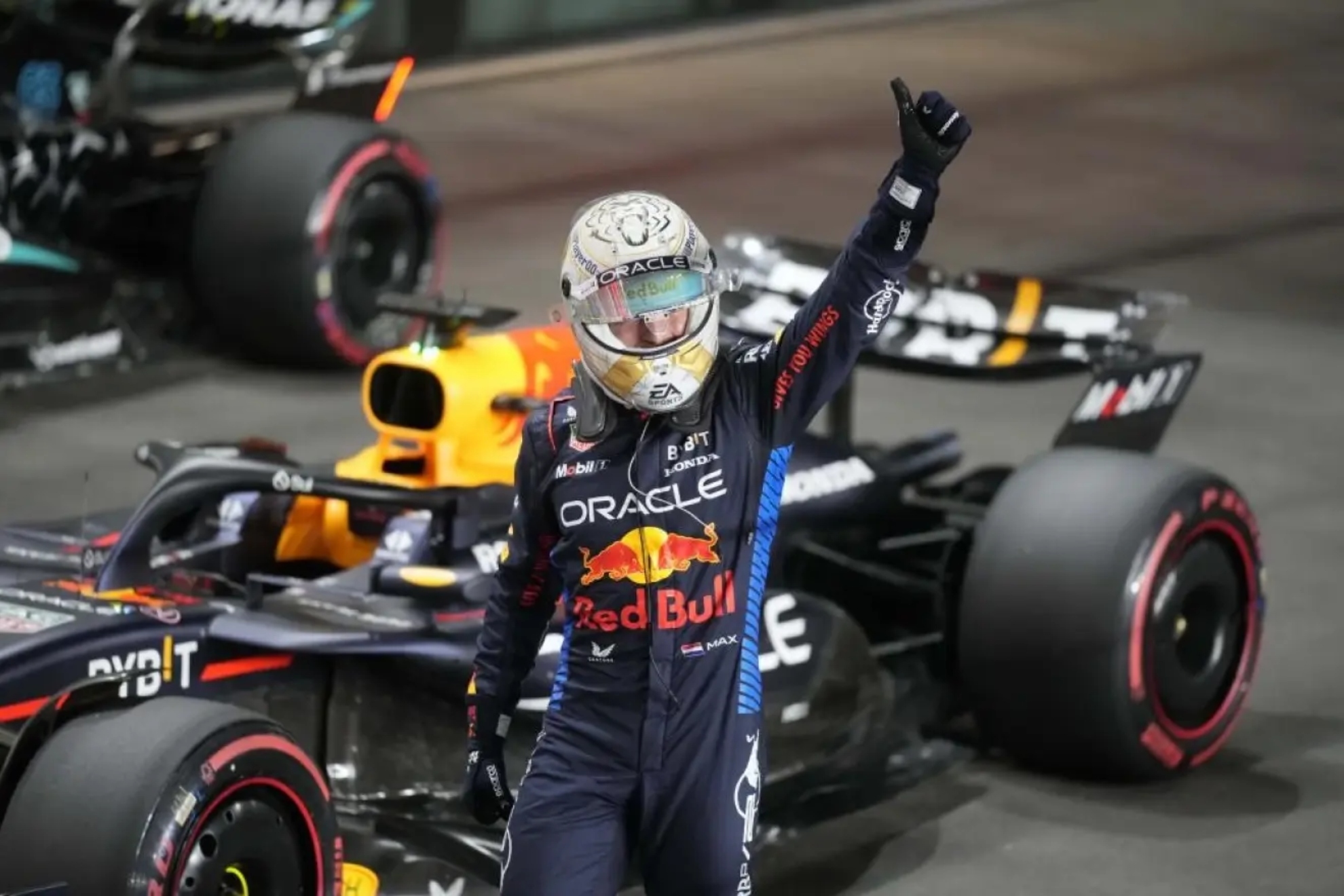 Verstappen, durante un Gran Premio