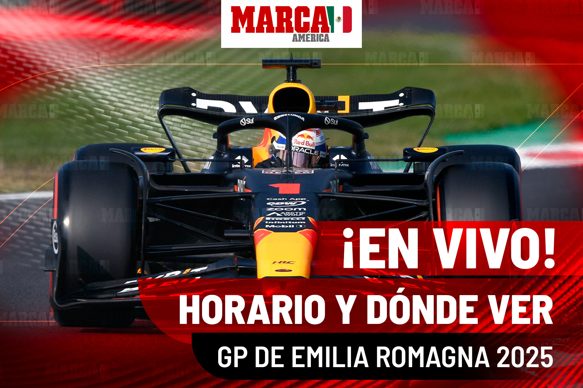 A qu� hora es la carrera de F1 ma�ana: d�nde ver el GP de Emilia Romagna 2025 en M�xico y parrilla de salida
