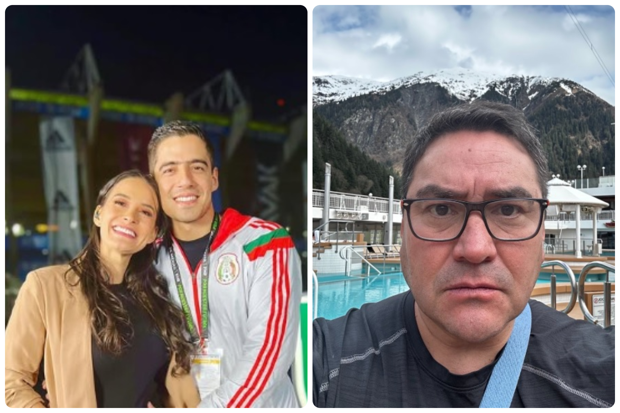 Los narradores y la conductora fueron compa�eros en Televisa Deportes.