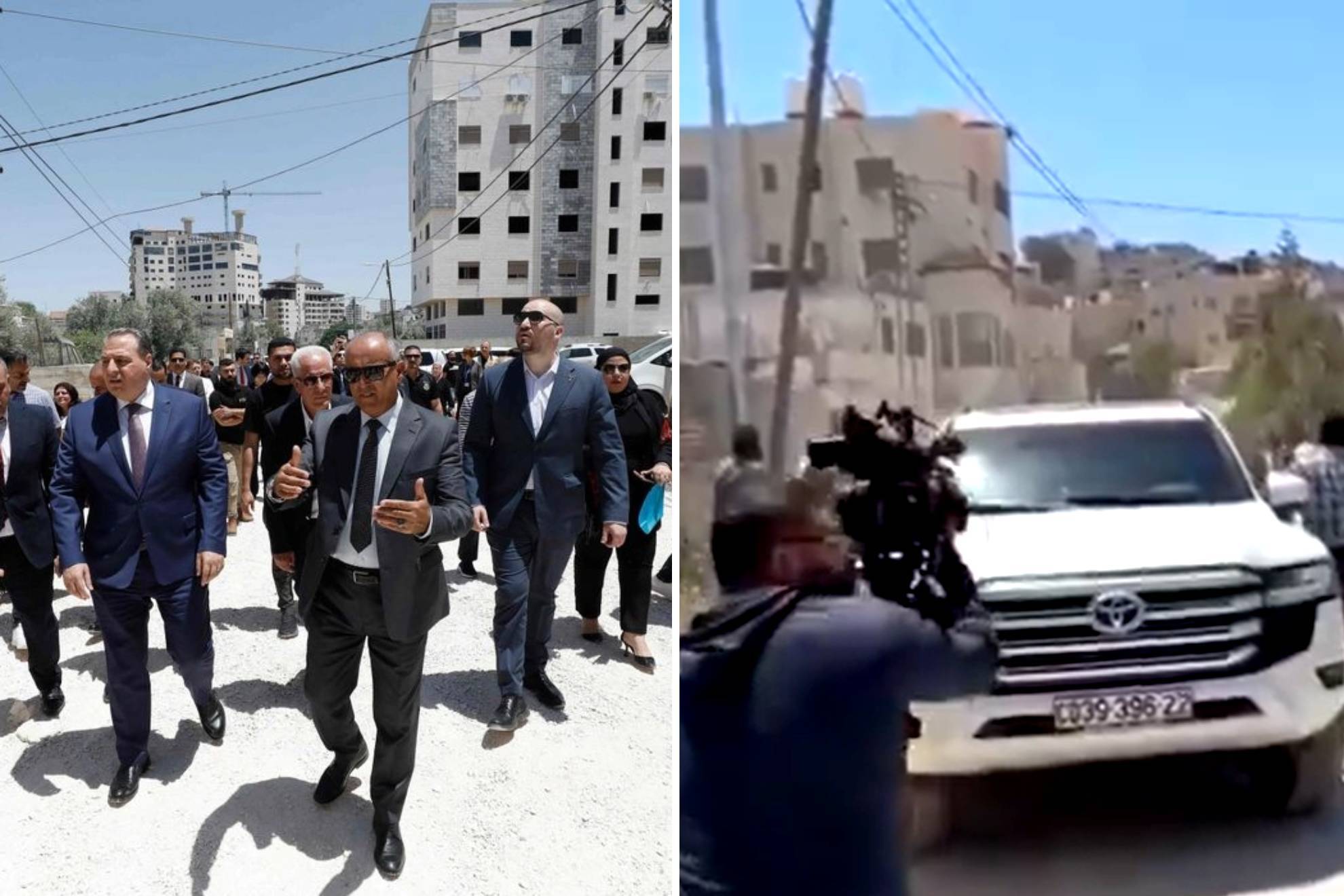 Ataque a diplom�ticos internacionales en Cisjordania