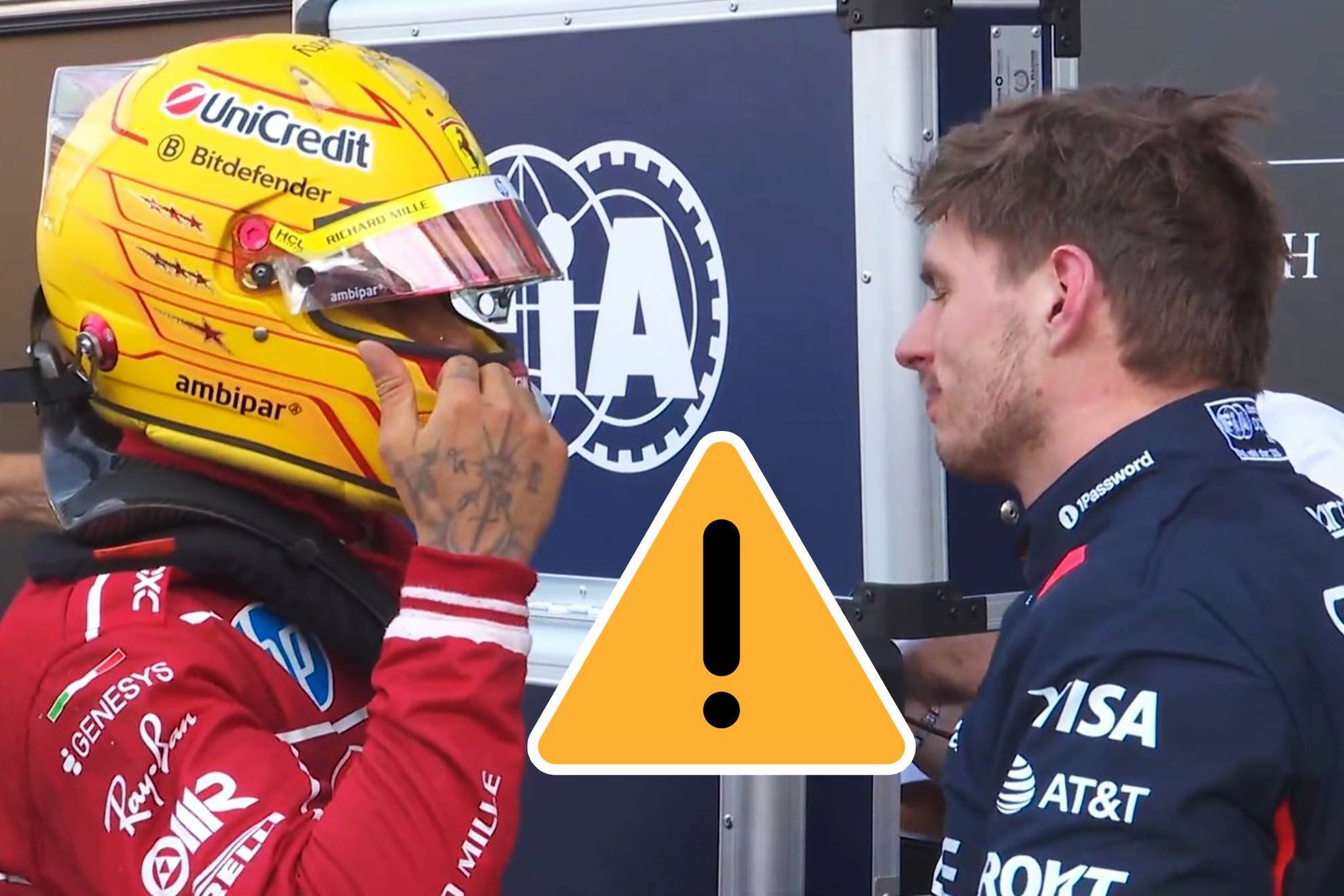 El brit�nico se disculp� con Mad Max al t�rmino de la qualy en M�naco