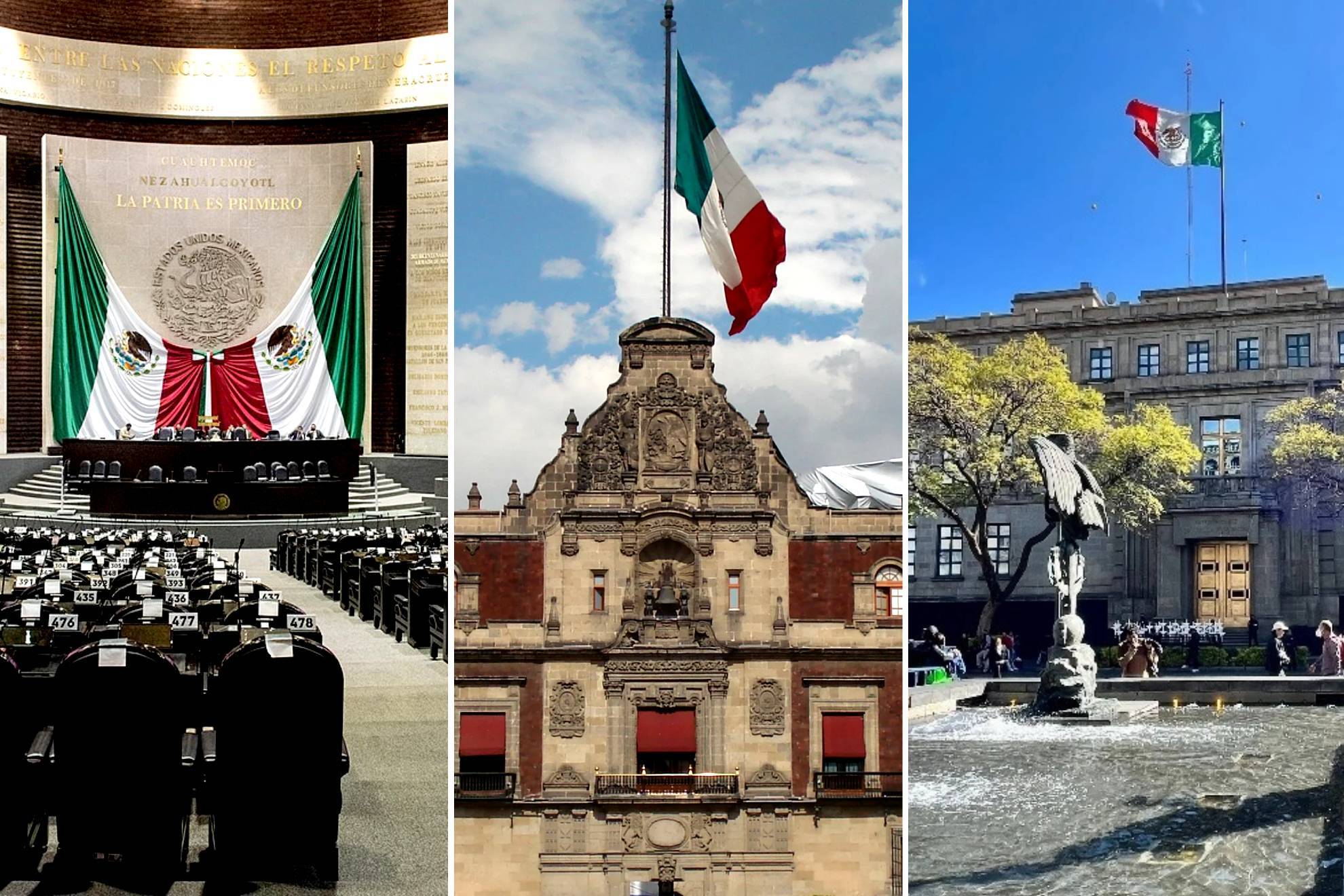 Congreso de la Uni�n / Palacio Nacional / SCJN