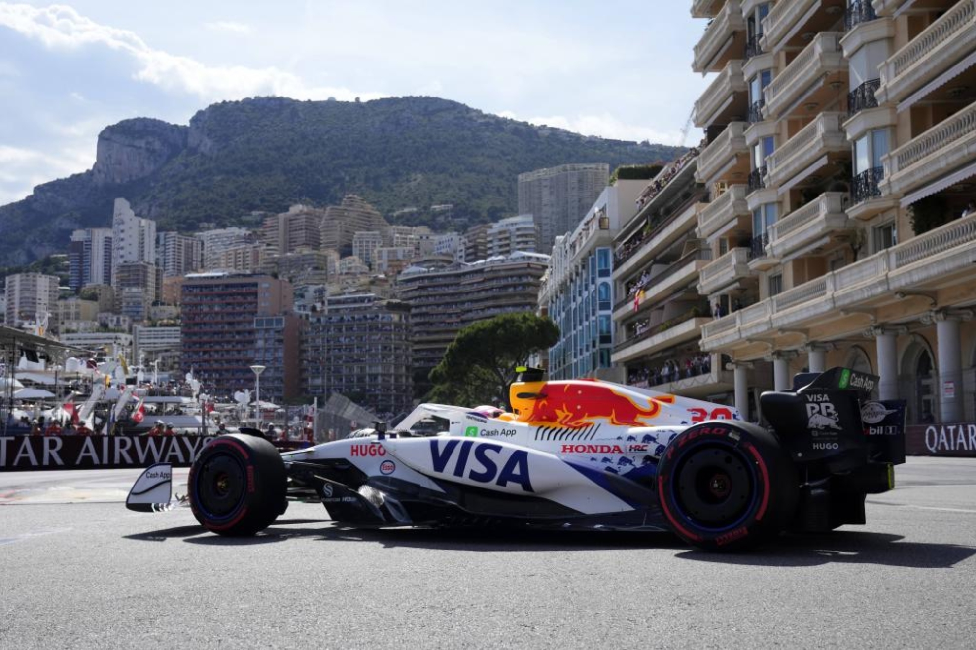 Liam Lawson durante el GP de M�naco