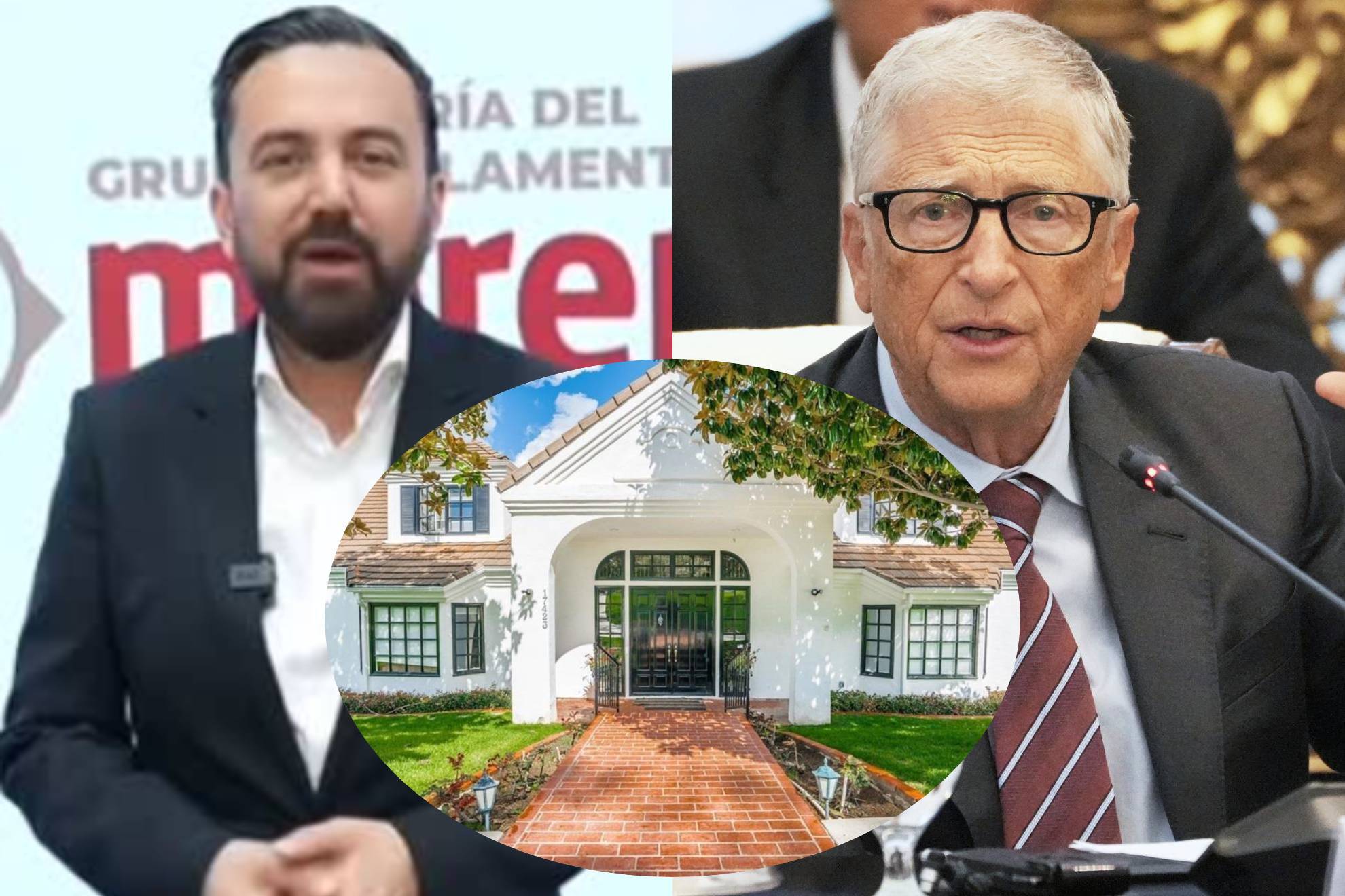 Arturo �vila y Bill Gates.