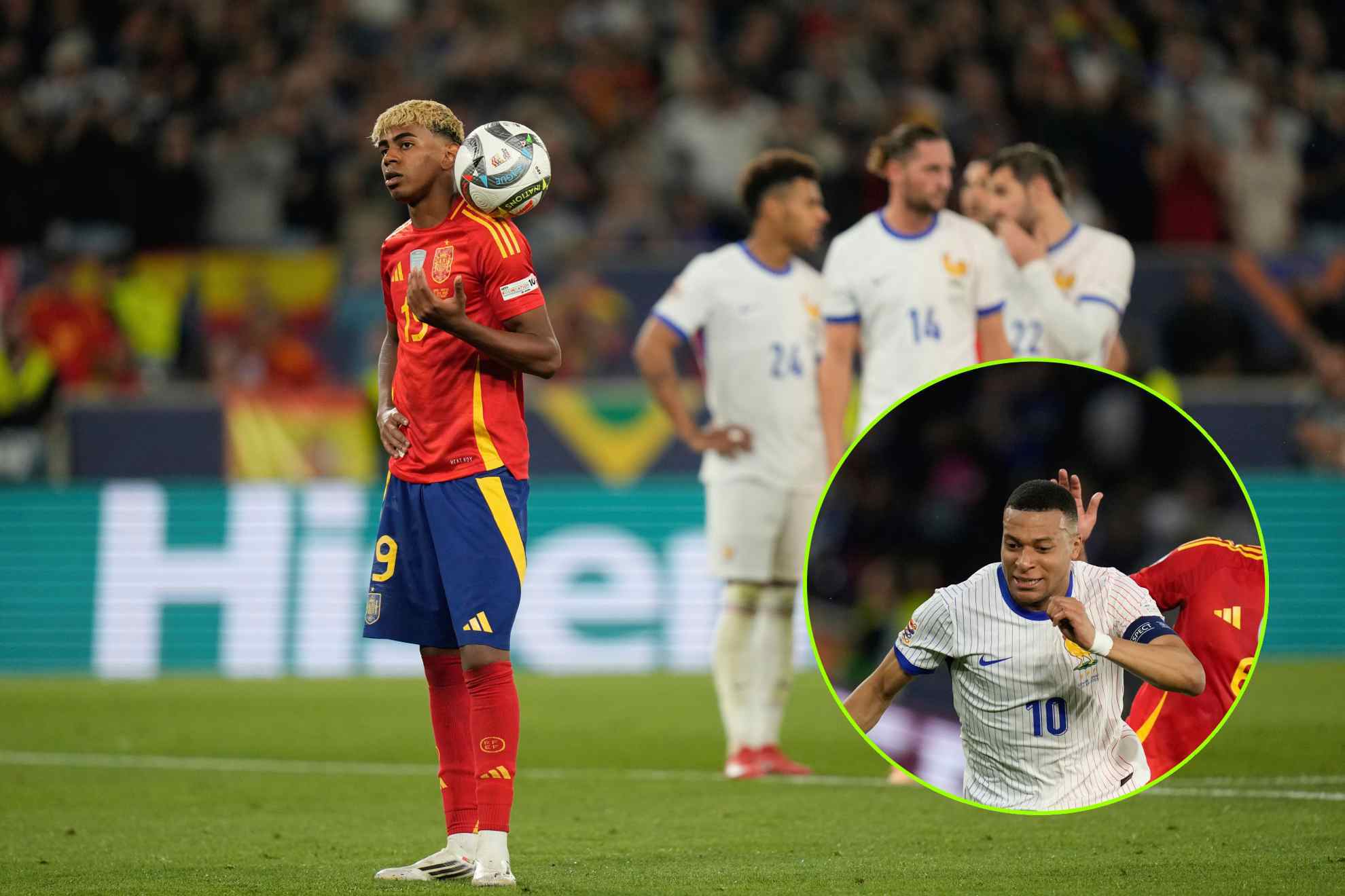 Lamine Yamal anot� doblete en semifinales de Nations League