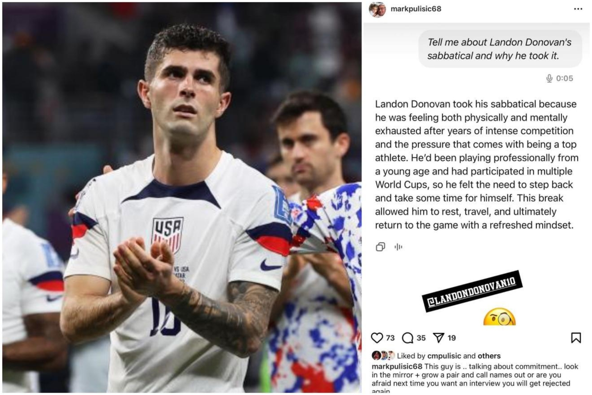 Terremoto en la selecci�n de Estados Unidos: Da la cara y da nombres... �O tienes miedo?