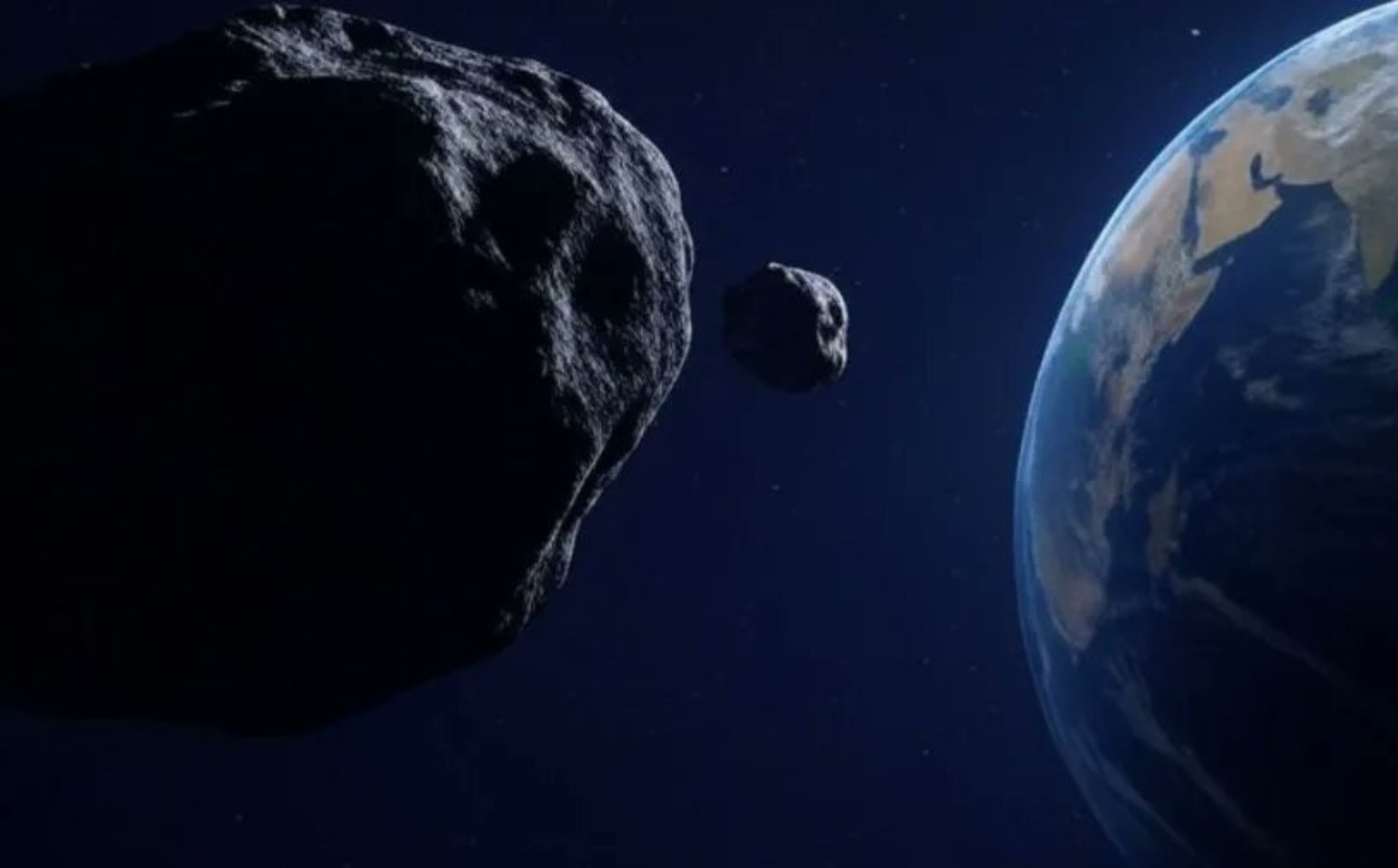 Las rocas espaciales cada cierto tiempo pasan por la Tierra al compartir �rbita.