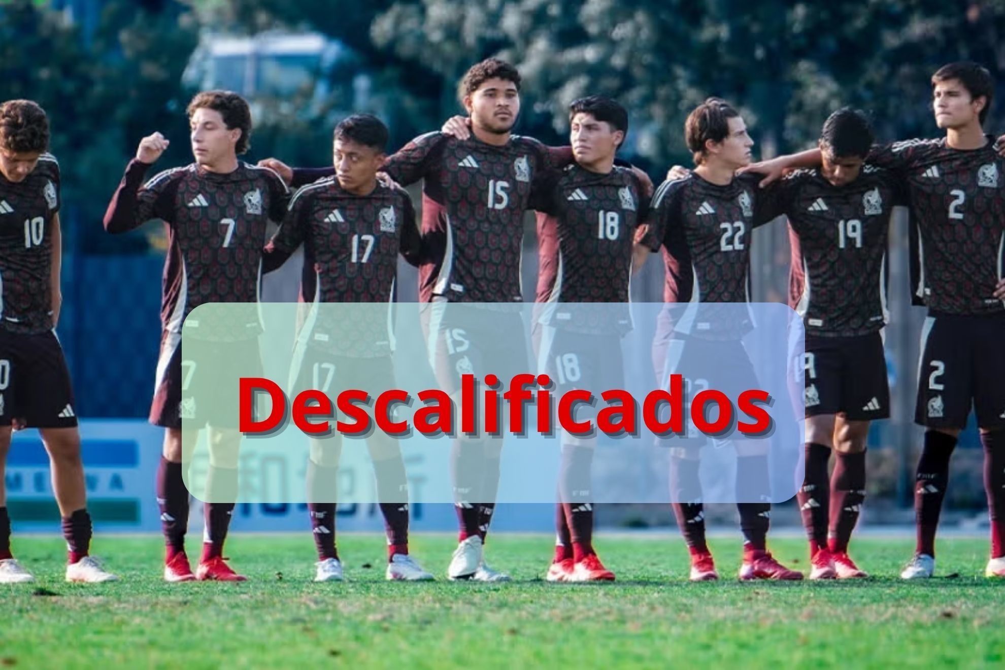 Selecci�n Mexicana descalifacada del Maurice Ravello