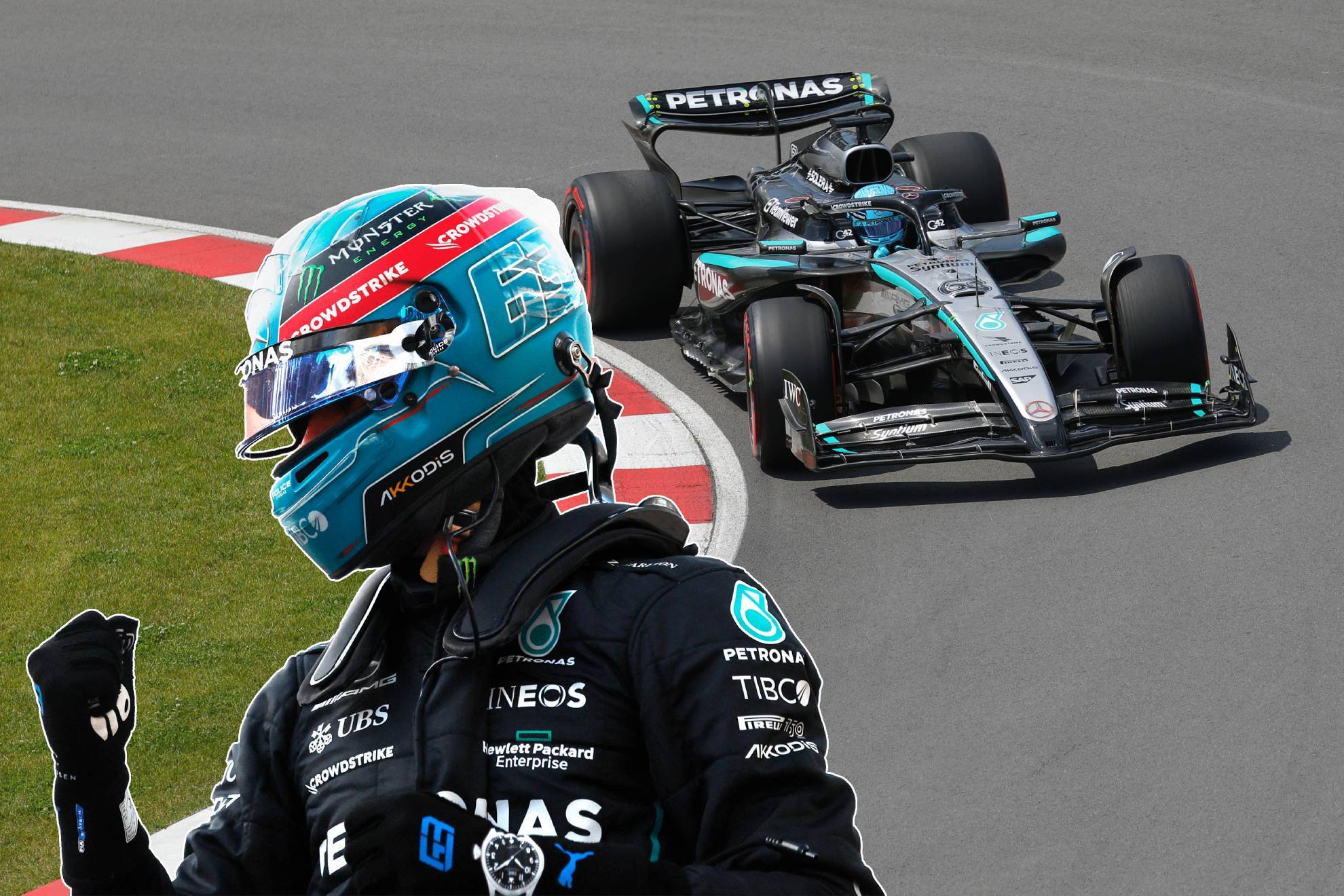 El brit�nico conquist� su segunda pole position en Canad�