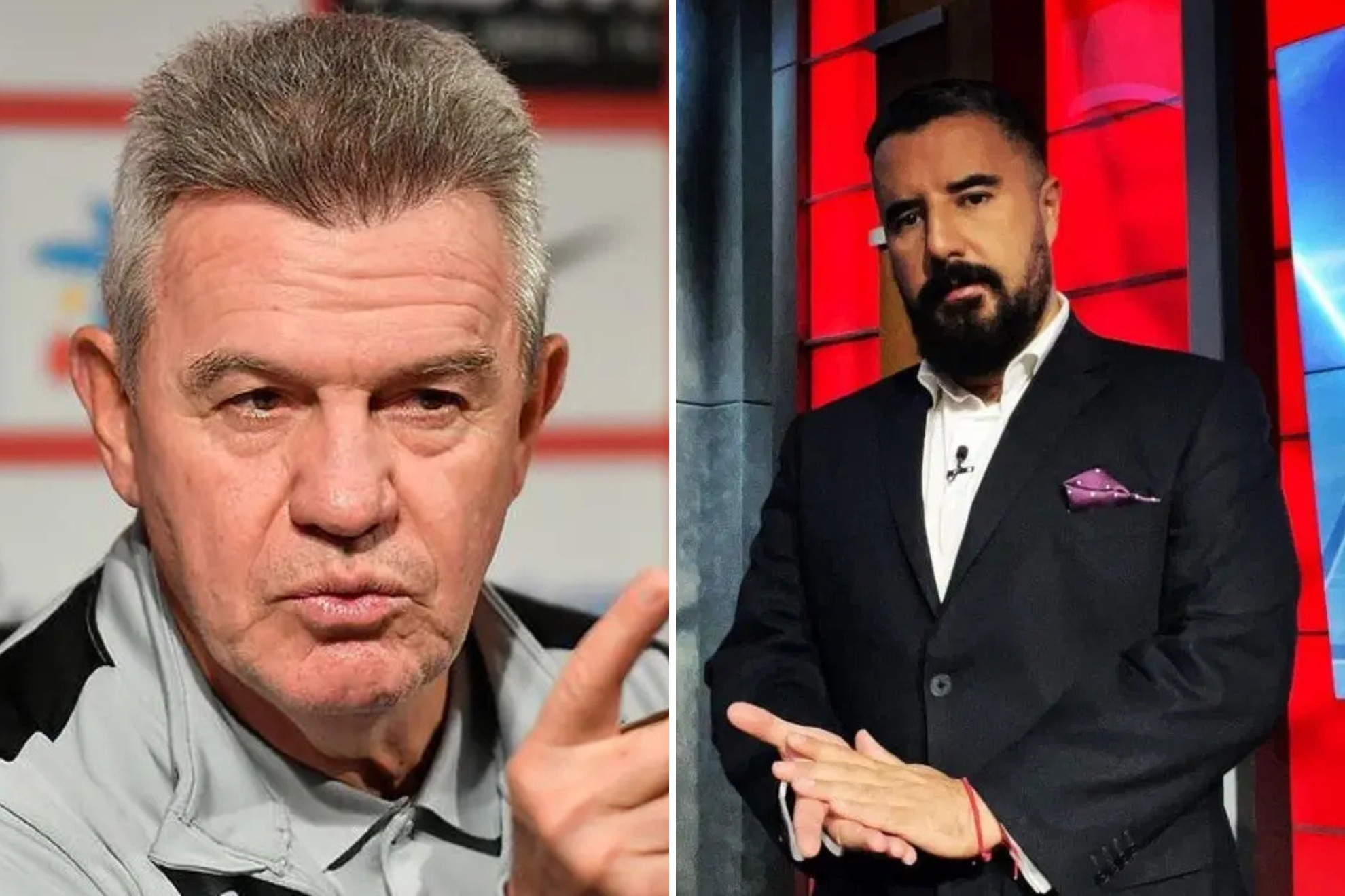 Javier Aguirre y �lvaro Morales