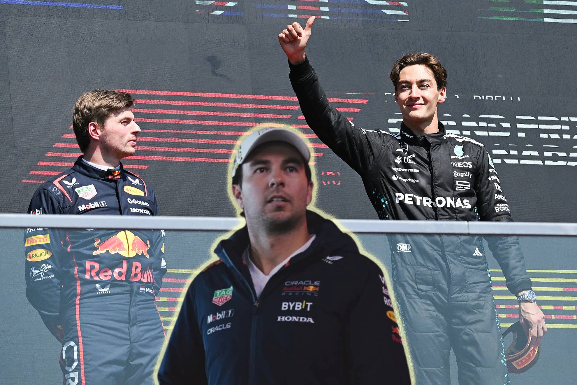 Red Bull Racing George Russell Max Verstappen Sergio P�rez GP Canad� F1