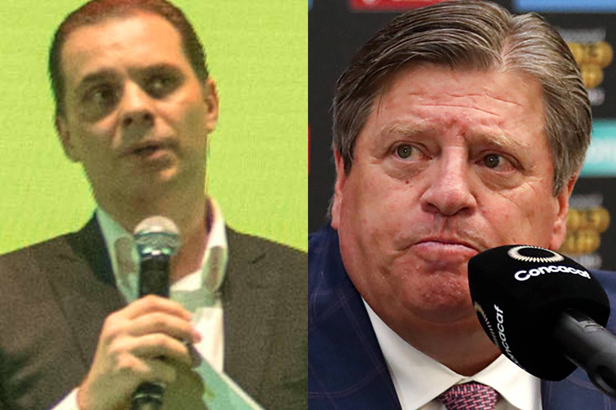 Christian Martinoli y Miguel Herrera.