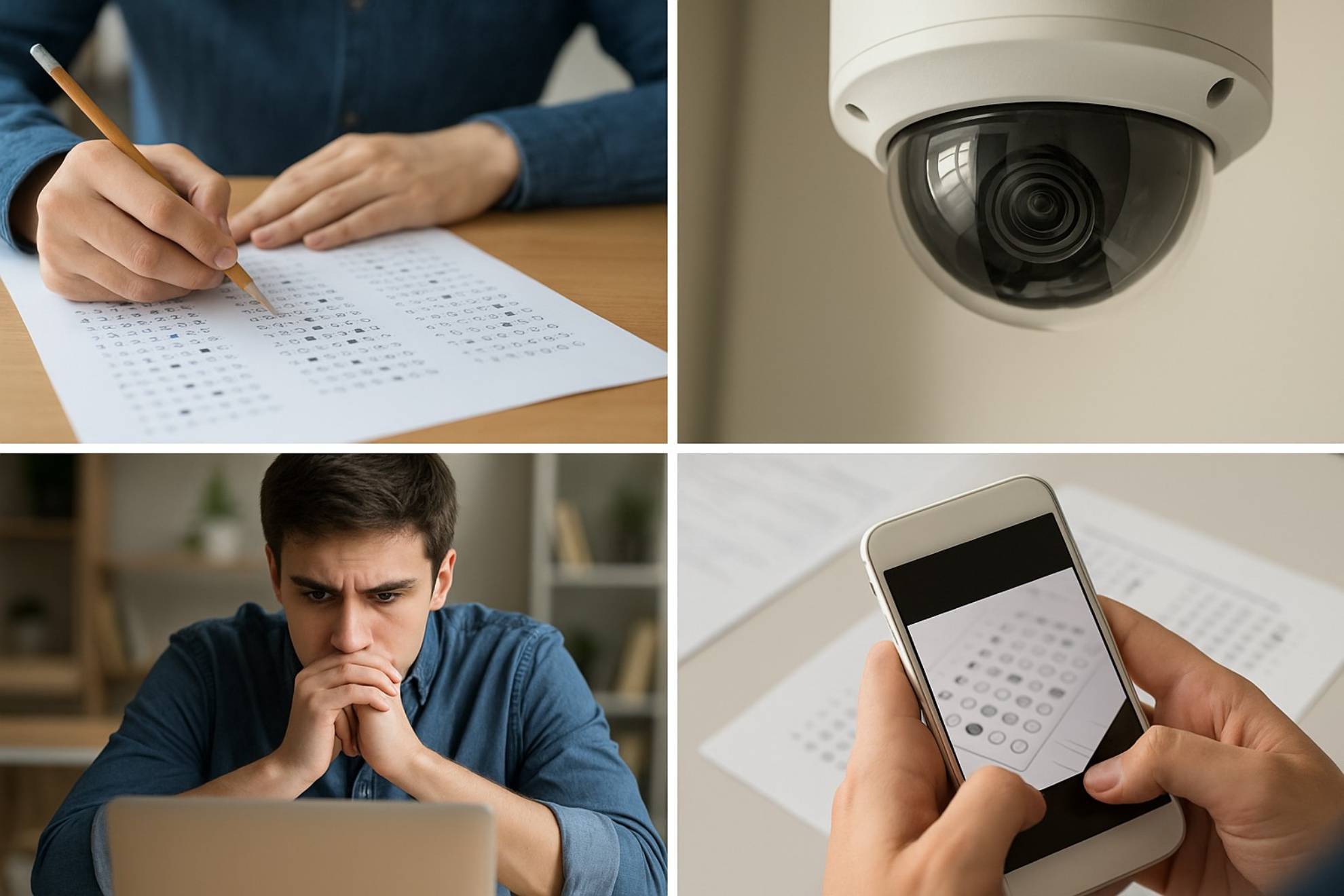 Herramientas tecnol�gicas y vigilancia digital forman parte del nuevo protocolo en ex�menes de admisi�n virtuales, donde se detectaron intentos de trampa por parte de algunos aspirantes.