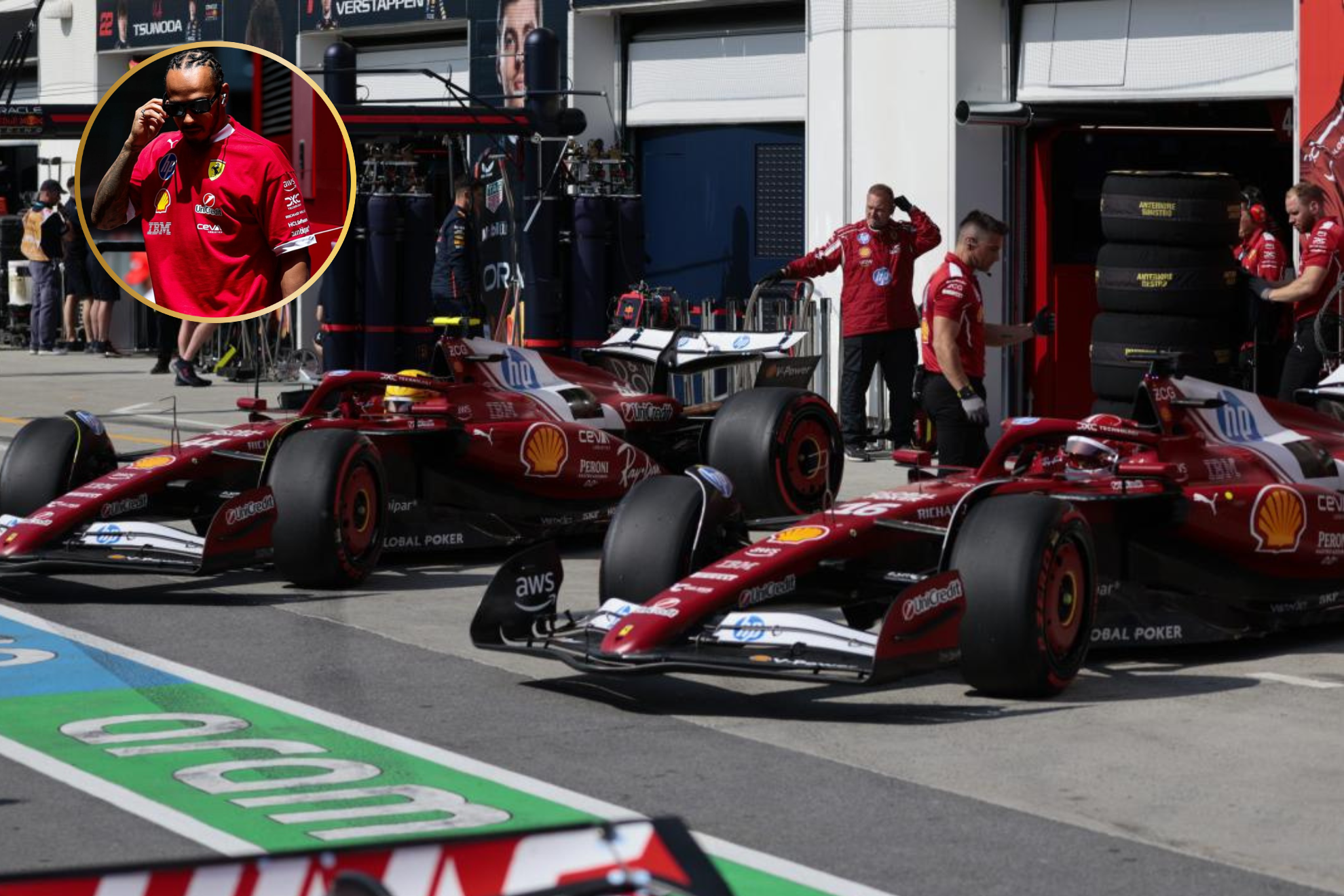 Hamilton da se�ales negativas en Ferrari: Ojal� pudiera decir lo que est� pasando
