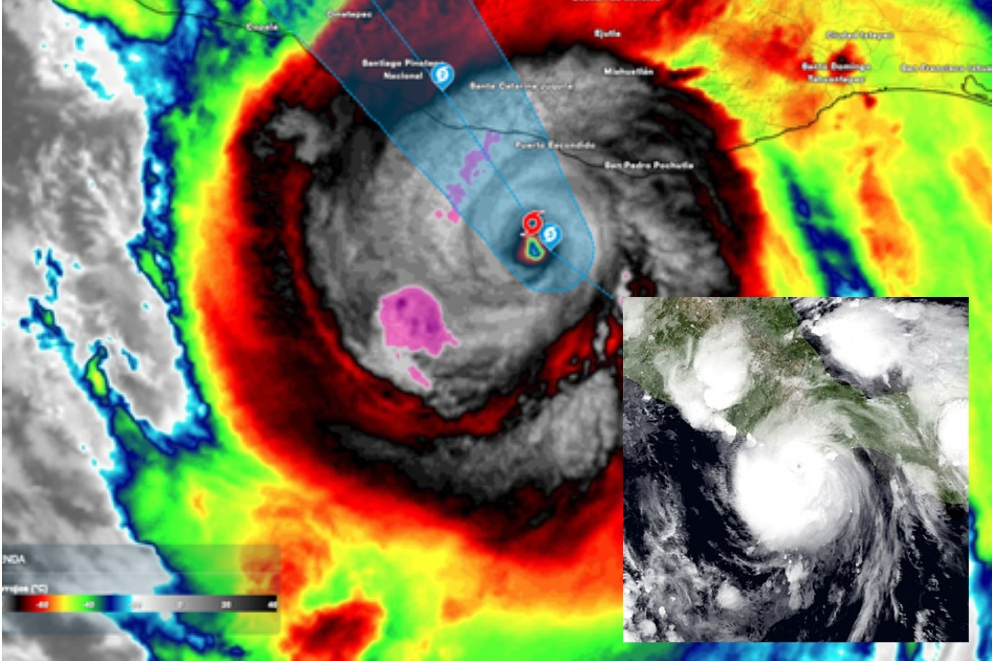 Hurac�n Erick en vivo: trayectoria en tiempo real, estados afectados y �ltimas noticias hoy 19 de junio 2025