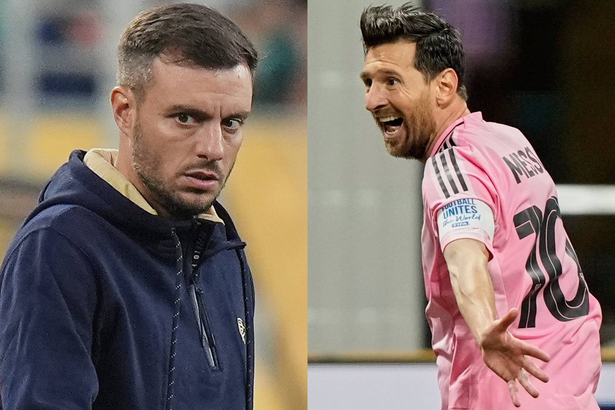 Mart�n Anselmi y Lionel Messi.