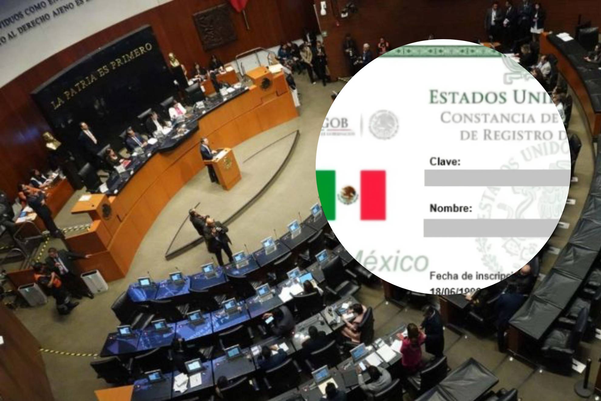 Se aprueba iniciativa Llave MX en el Senado.