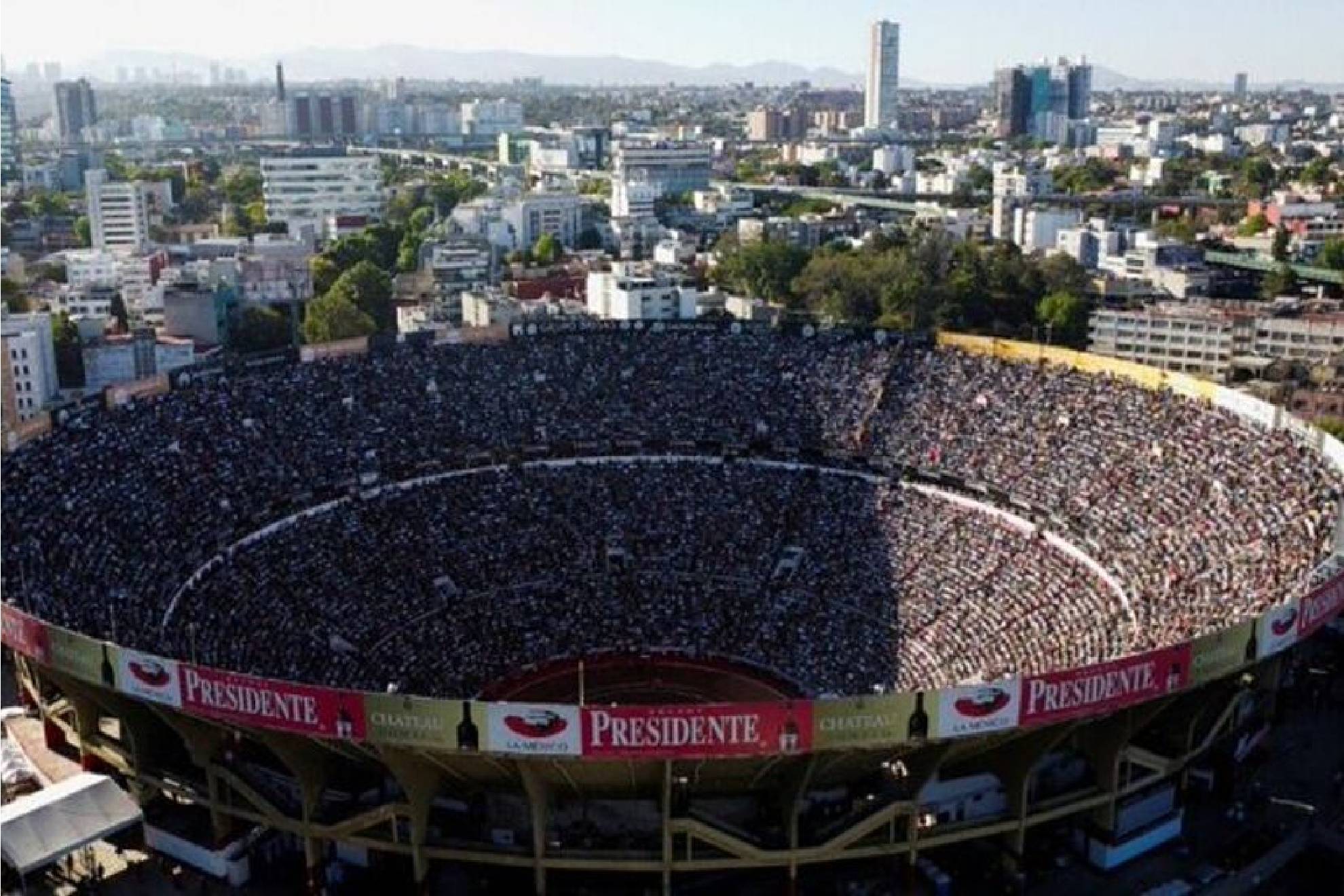 La Monumental Plaza de Toros M�xico cancela corridas y novilladas en la Ciudad de M�xico.